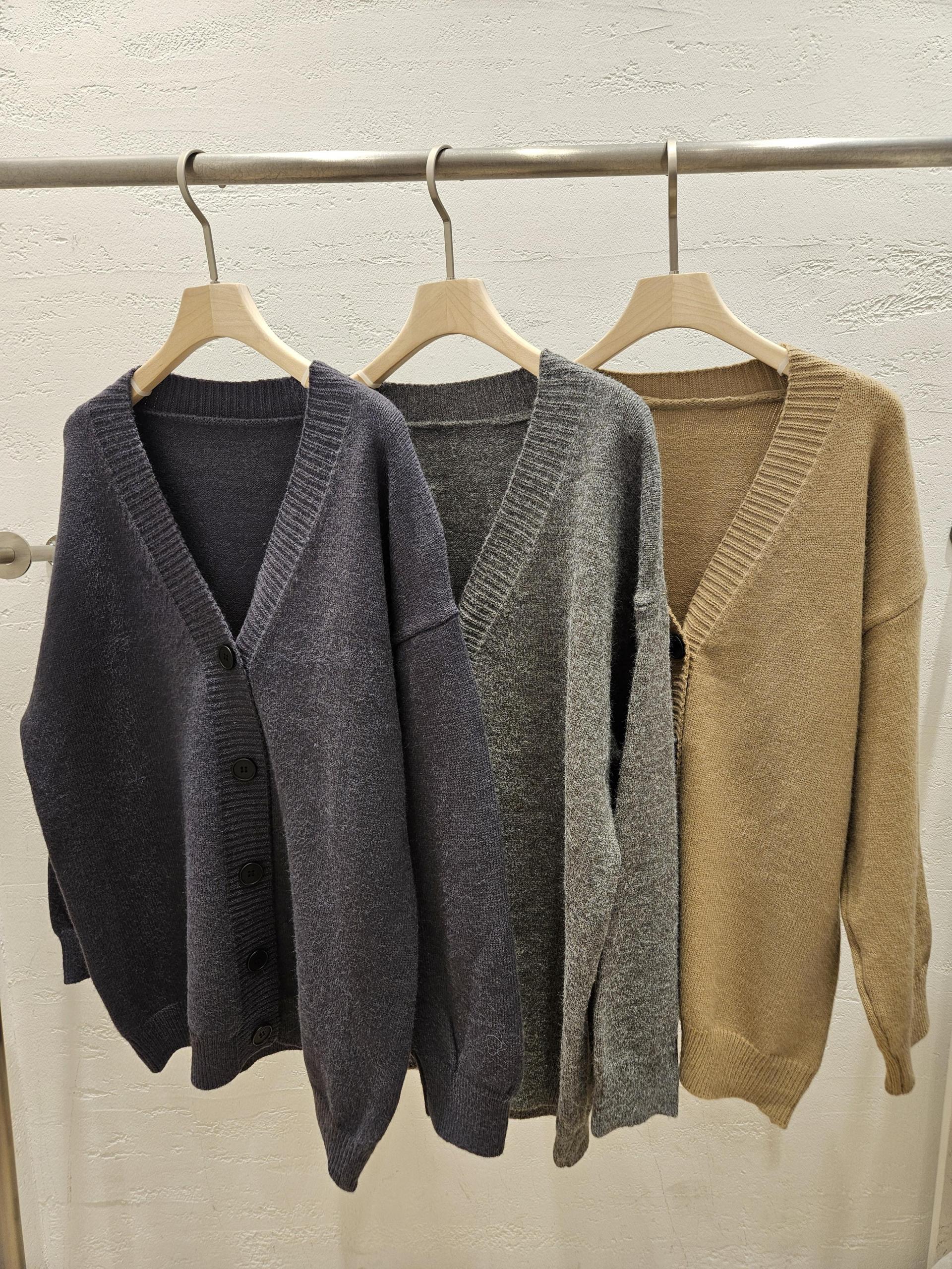 Mild Day Knit Cardigan - 마일드 데이 니트 가디건