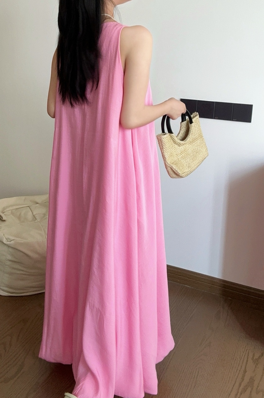 Relax Fit Airy Maxi Dress - 릴랙스 핏 에어리 맥시 드레스