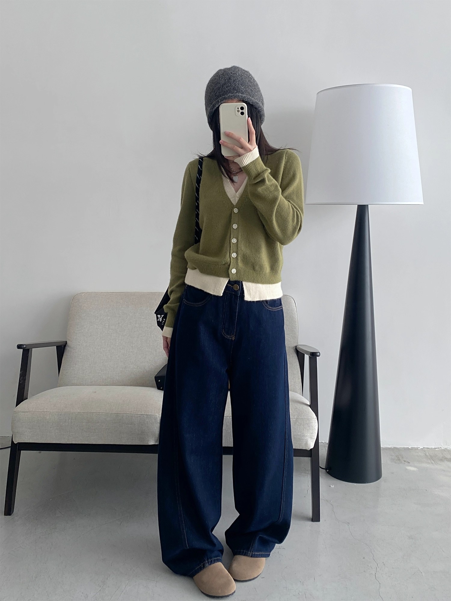 Double Layer Cardigan - 더블 레이어 가디건