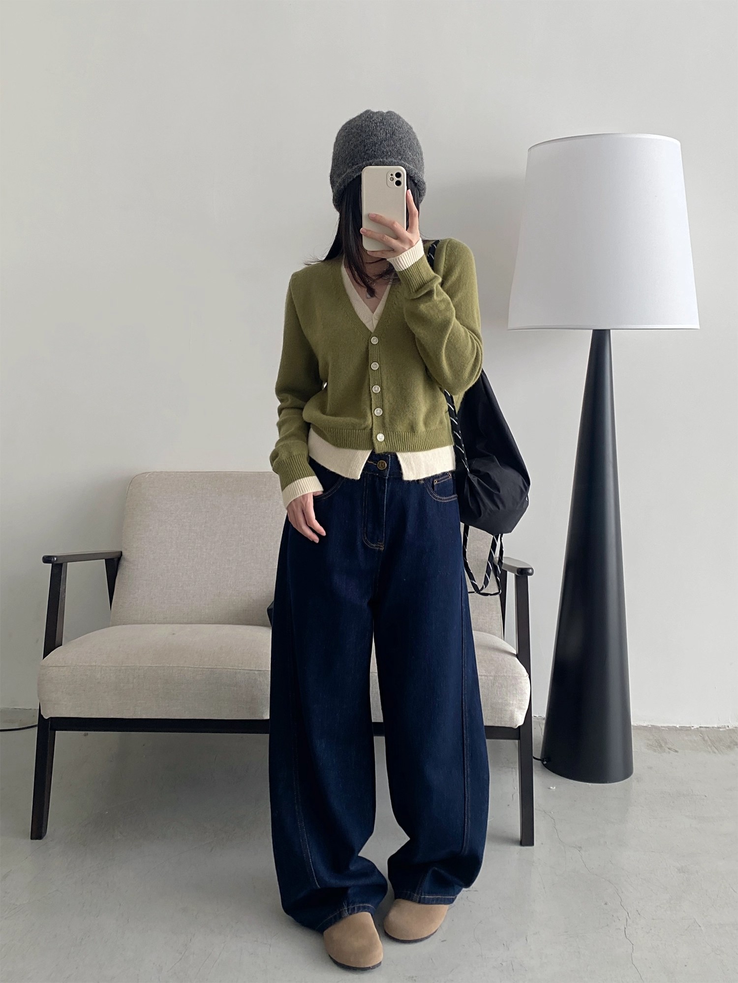 Double Layer Cardigan - 더블 레이어 가디건