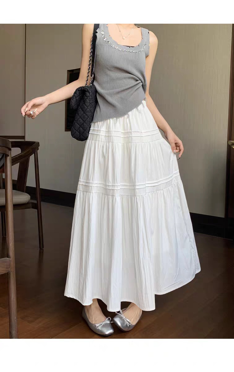 Pure Mood Long Skirt - 퓨어 무드 롱 스커트