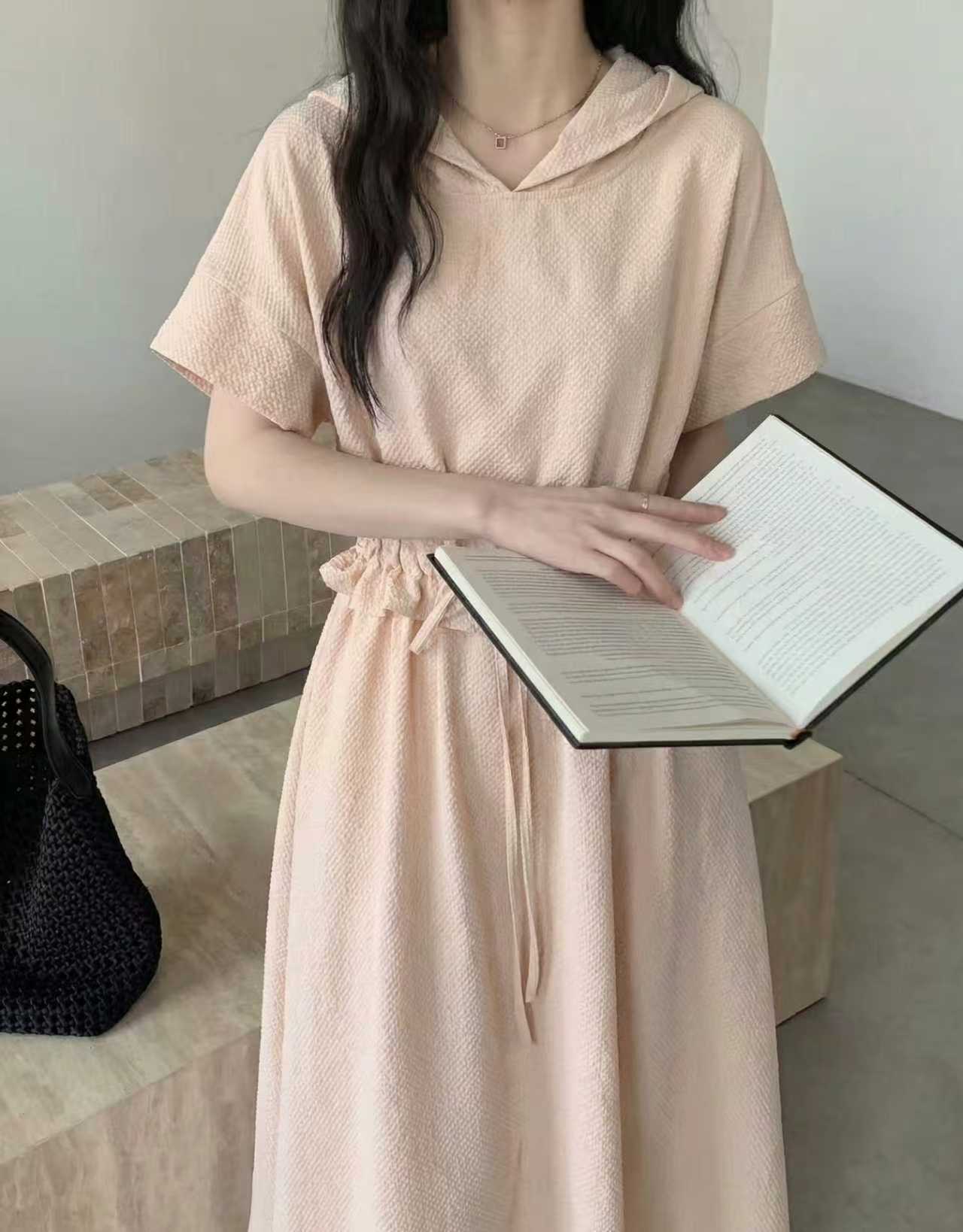 Breezy Harbor Hood Dress - 브리지 하버 후드 원피스