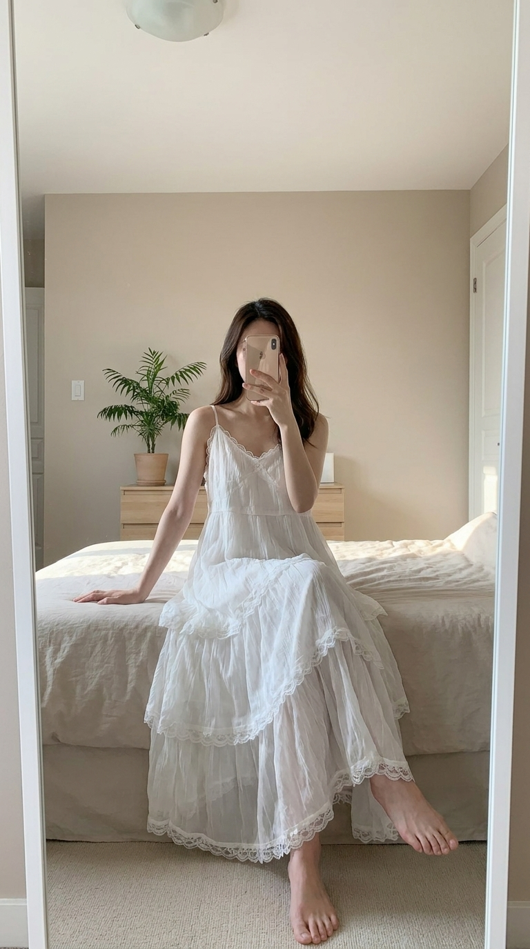 Puffy Long Dress - 퍼피 롱 드레스 (1+1 SALE)
