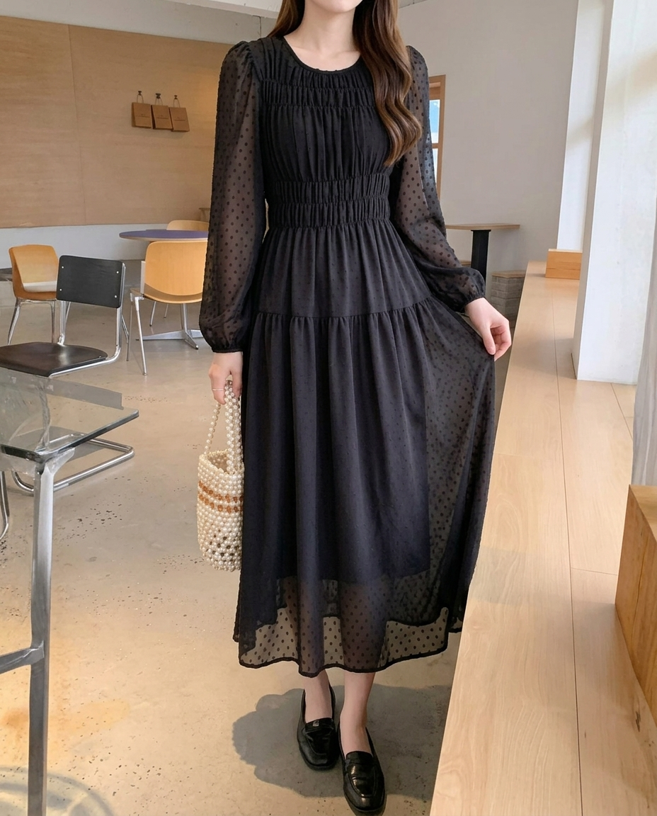 Mellow Dot Dress - 멜로우 도트 원피스