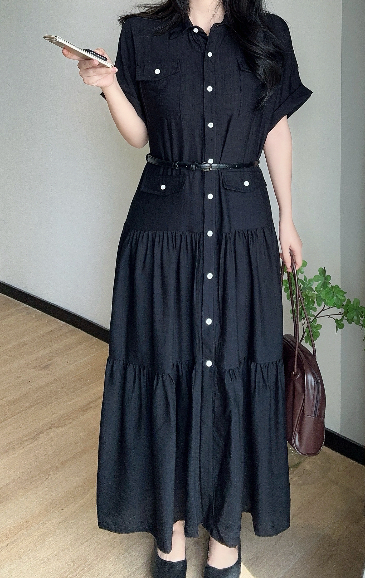 Everyday Grace Shirt Dress - 에브리데이 그레이스 셔츠 원피스
