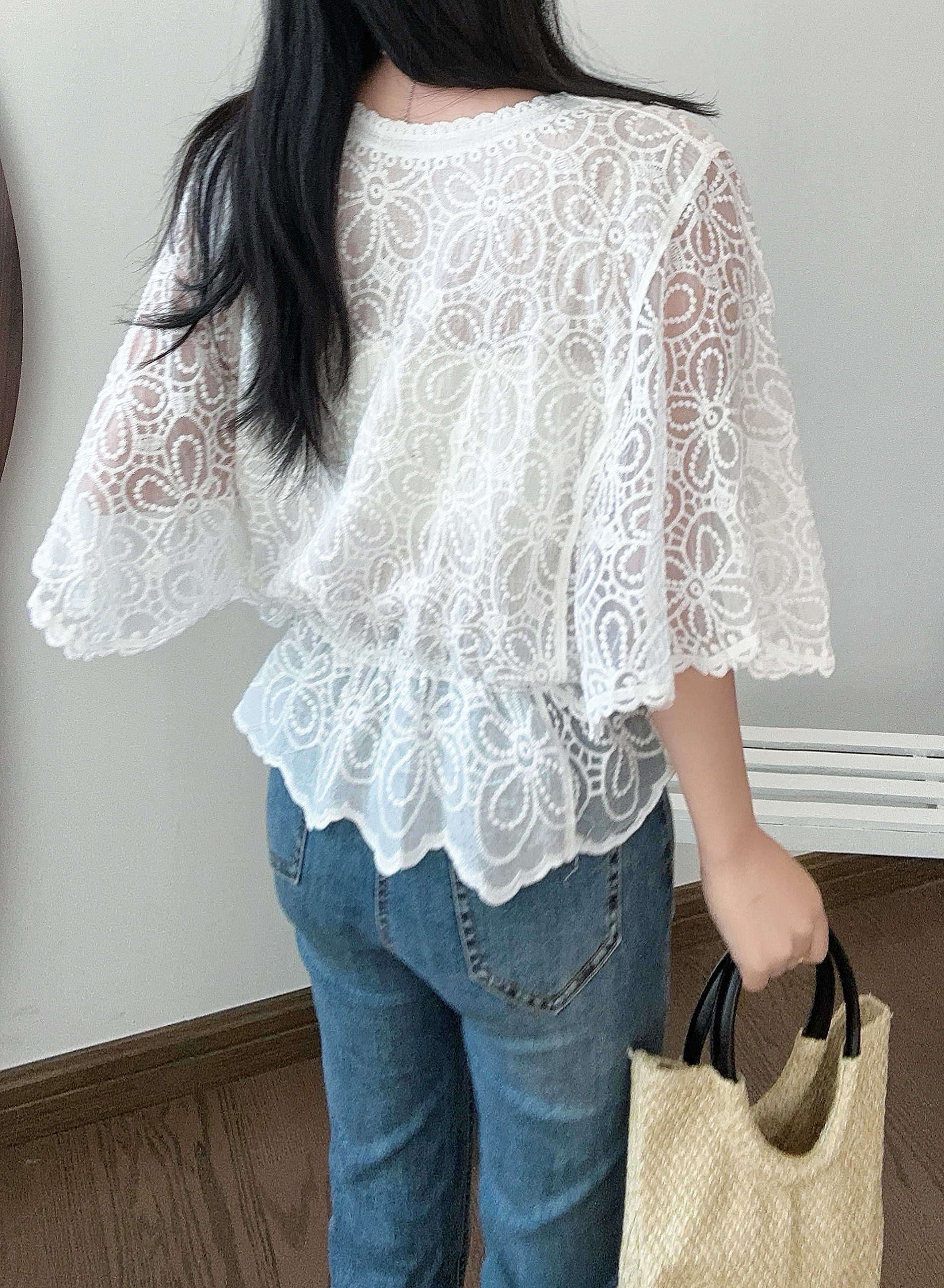 Soft Daisy Wing Blouse - 소프트 데이지 윙 블라우스