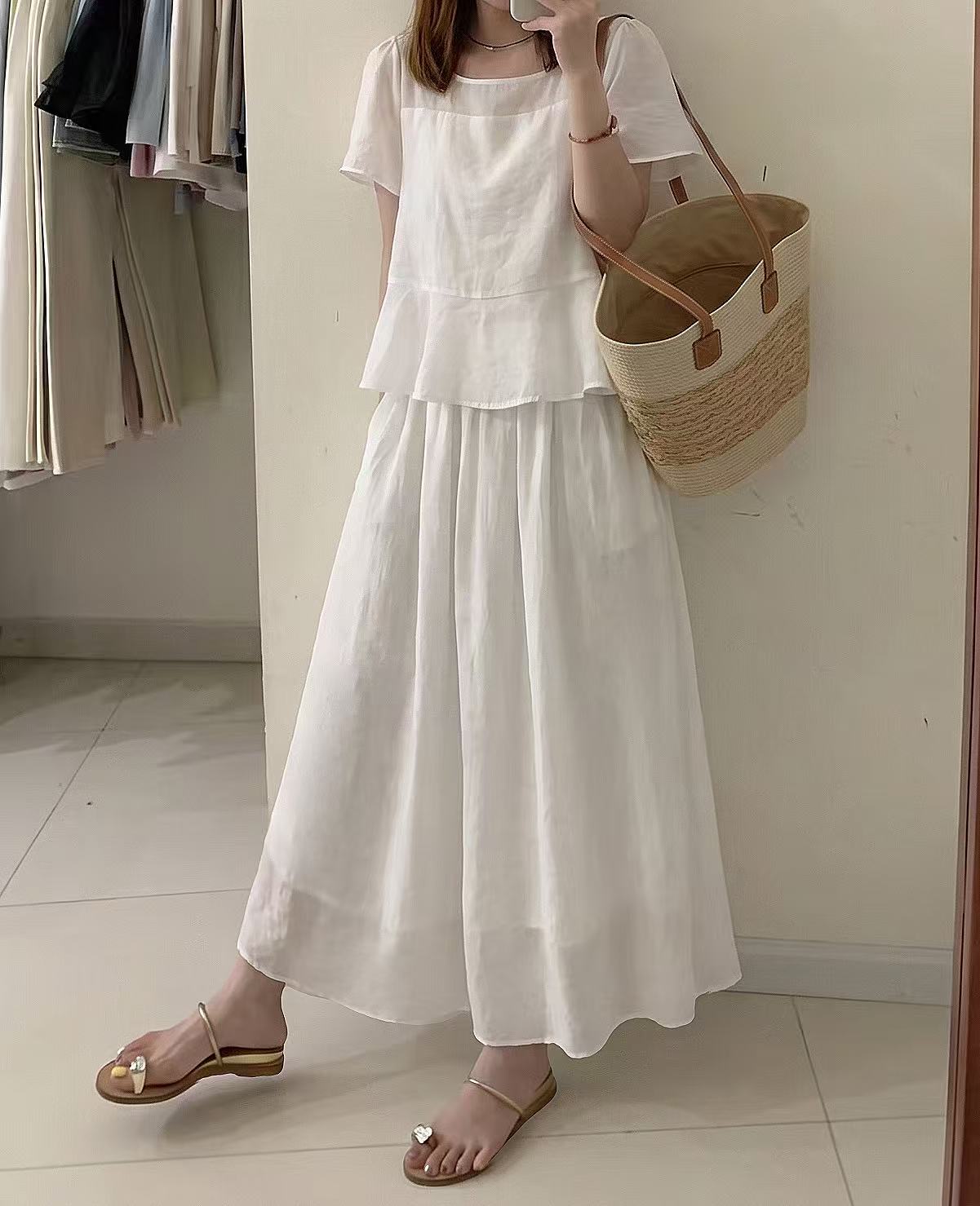Soft Breeze Two Piece Set - 소프트 브리즈 투피스 세트
