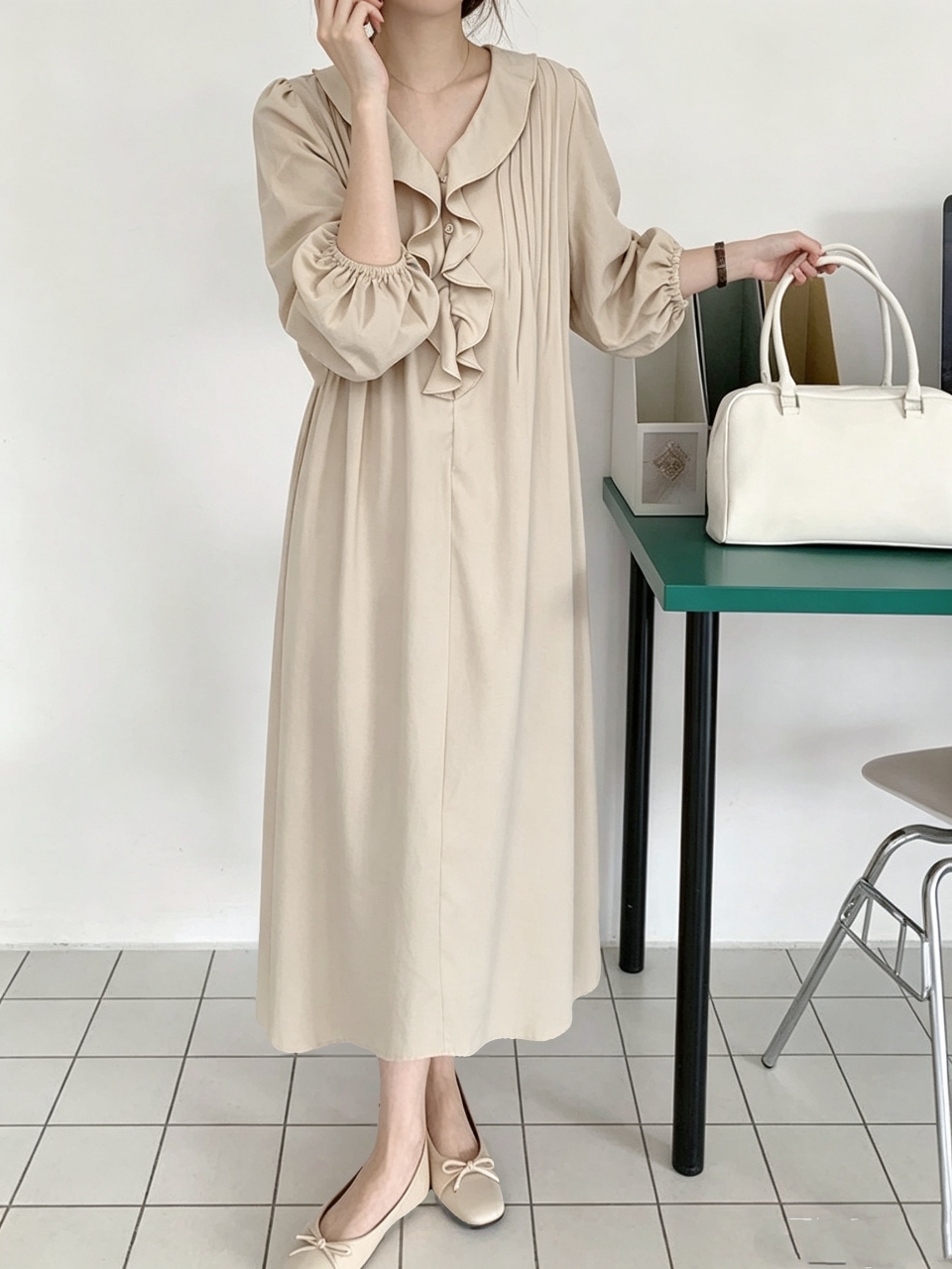 Lumi Ruffle Dress - 루미 러플 원피스
