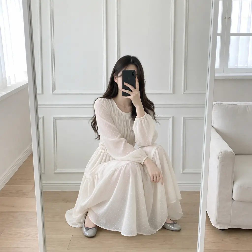 Mellow Dot Dress - 멜로우 도트 원피스