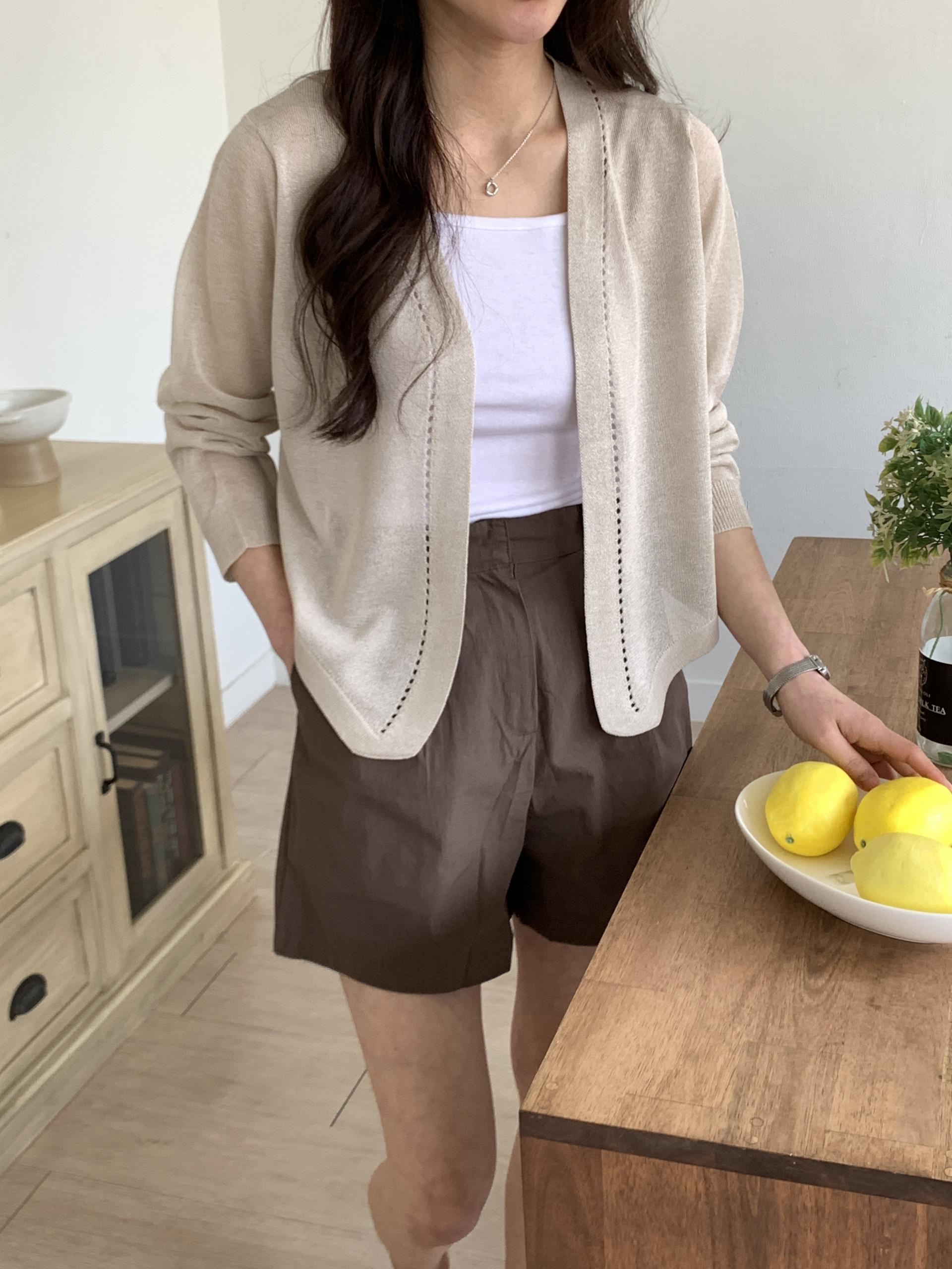 Sheer Line Cardigan - 시어라인 가디건