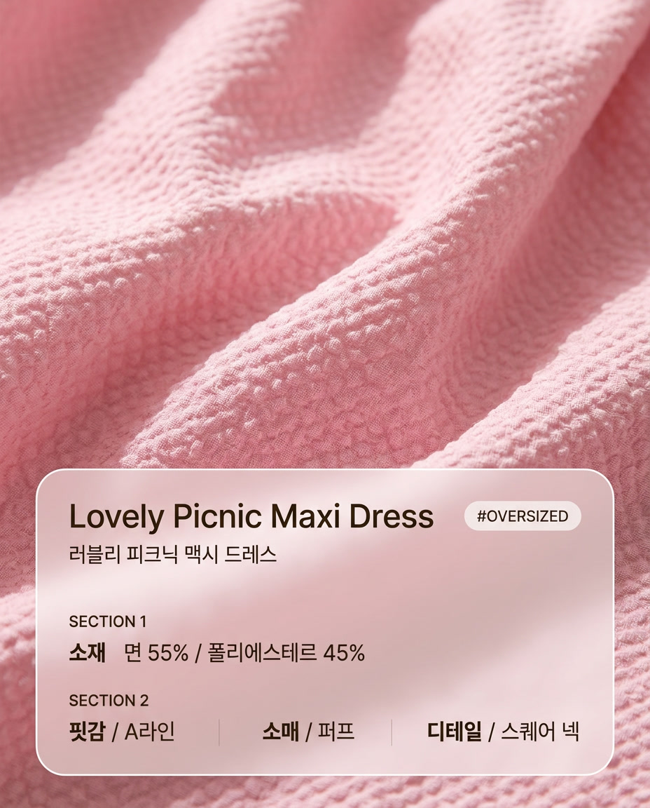 Lovely Picnic Maxi Dress - 러블리 피크닉 맥시 원피스