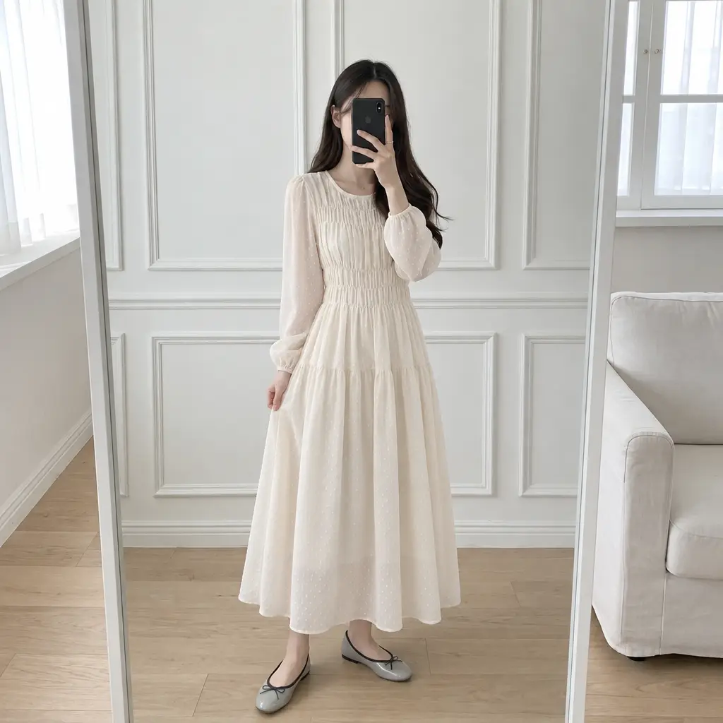 Mellow Dot Dress - 멜로우 도트 원피스