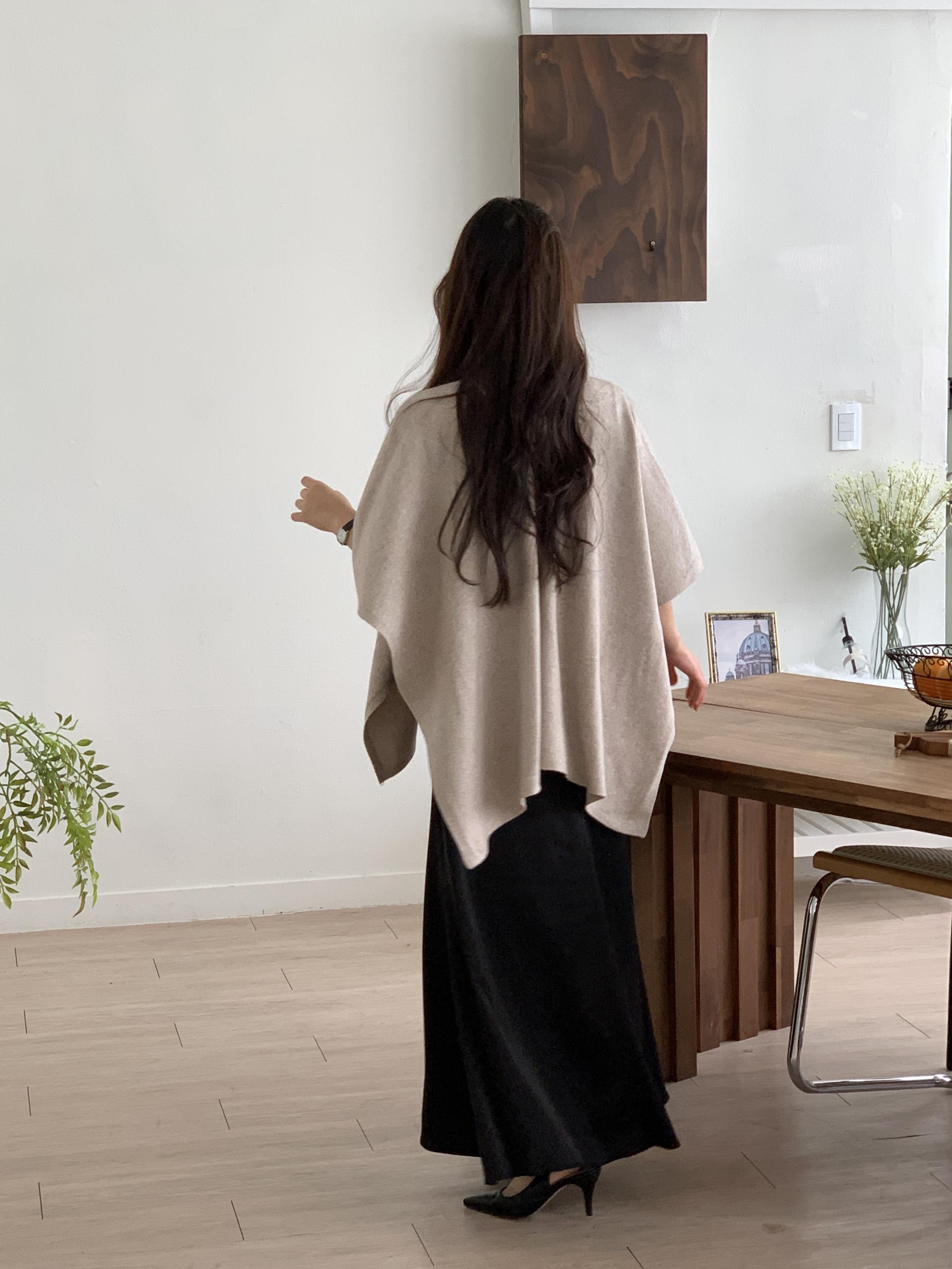 Soft Draped Shawl Cardigan - 소프트 드레이프 숄 가디건