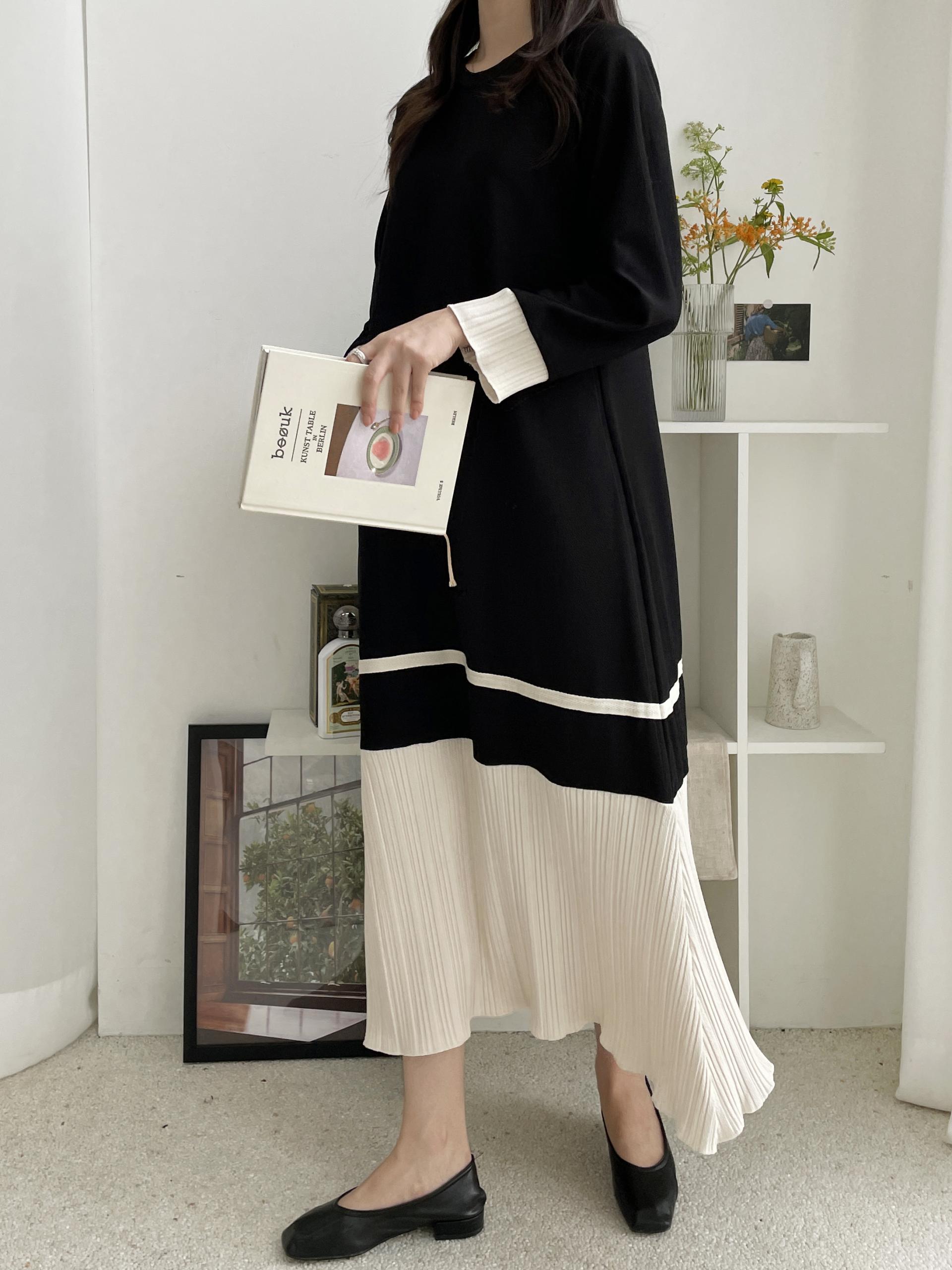 Classic Layered Dress - 클래식 레이어드 원피스