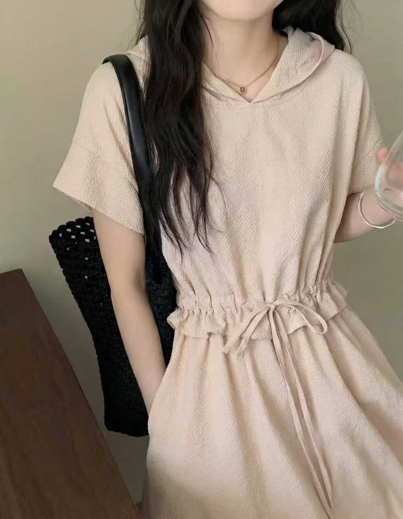 Breezy Harbor Hood Dress - 브리지 하버 후드 원피스