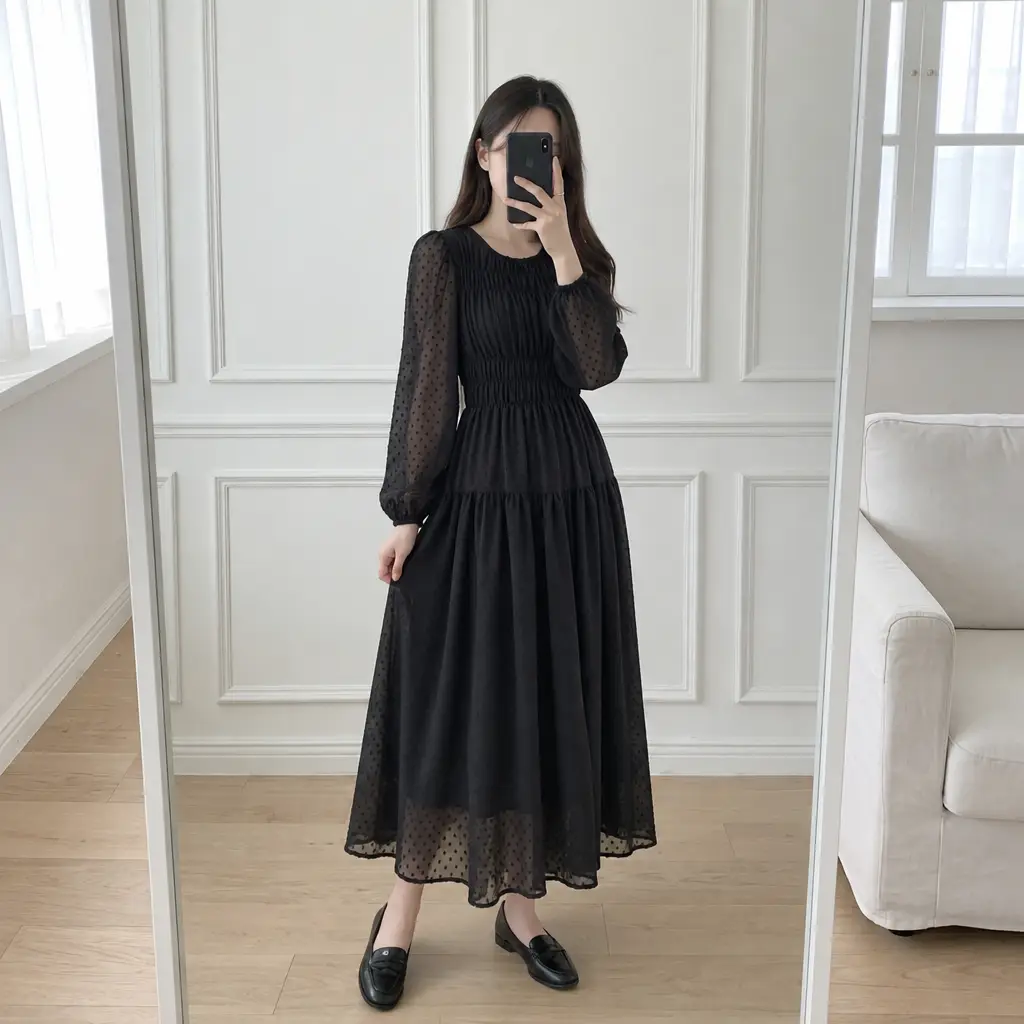 Mellow Dot Dress - 멜로우 도트 원피스