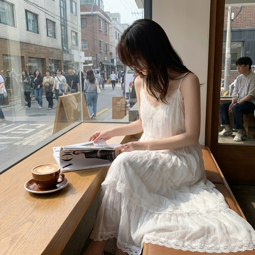 Puffy Long Dress - 퍼피 롱 드레스 (1+1 SALE)