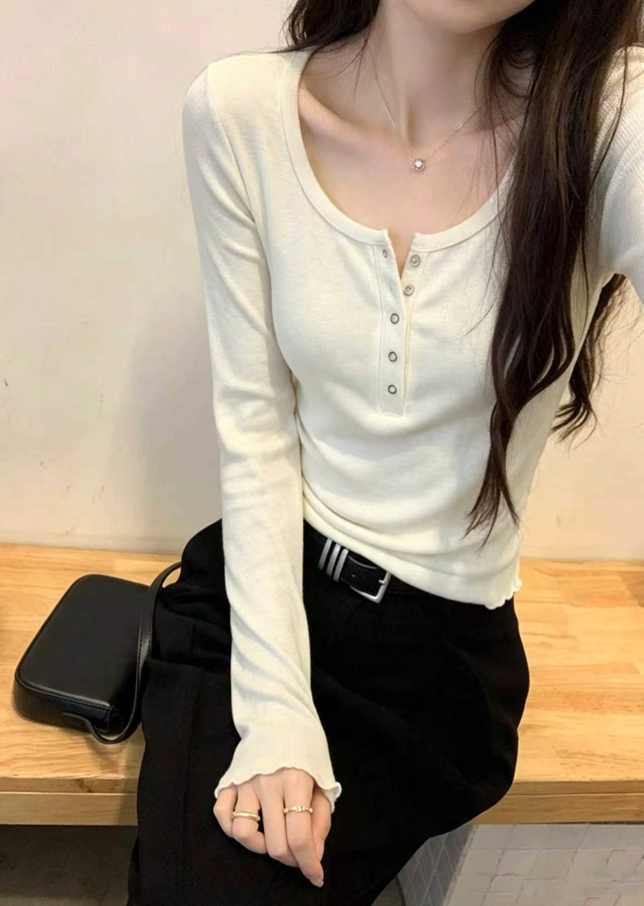 Daily Henley Tee - 데일리 헨리 티셔츠