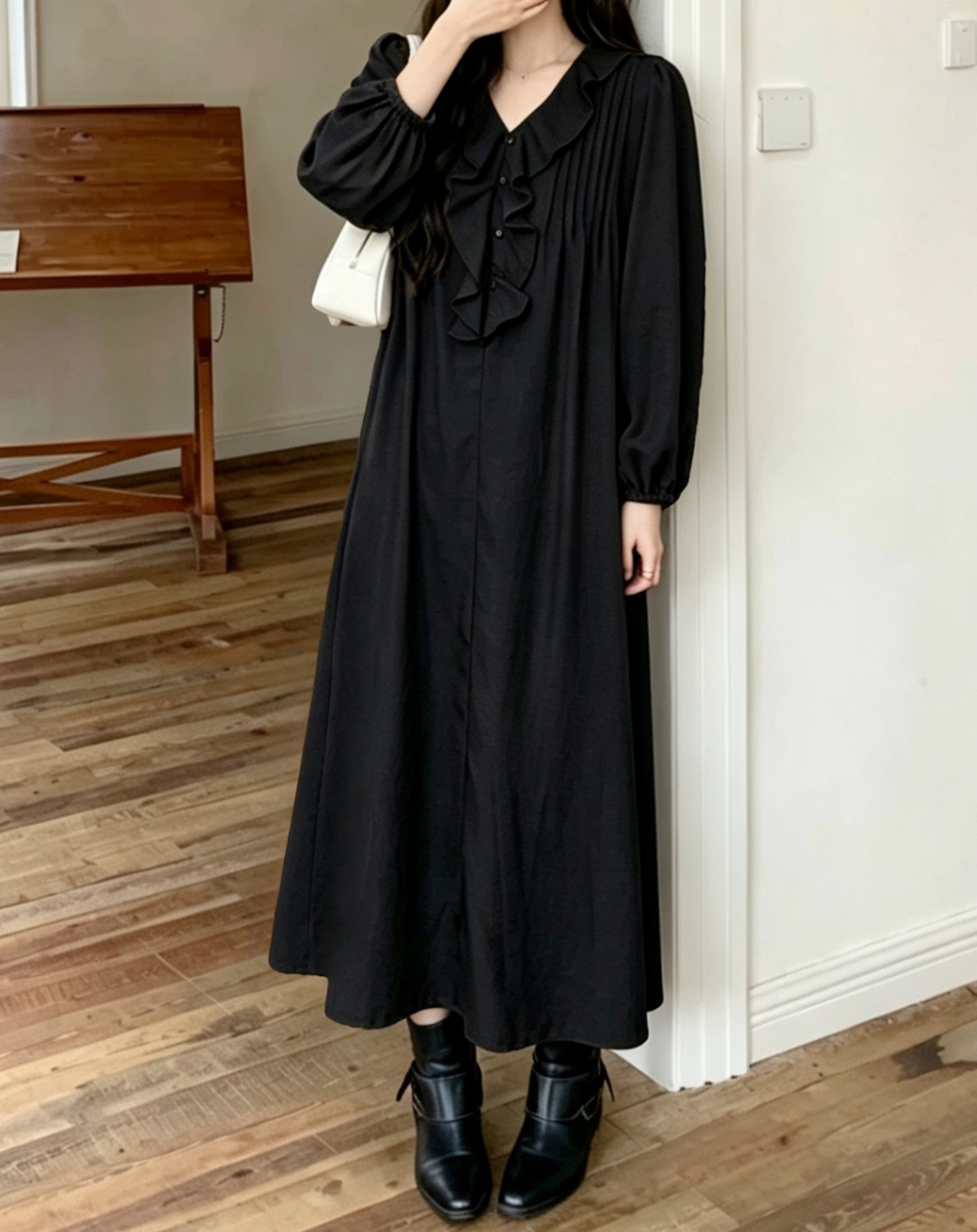 Lumi Ruffle Dress - 루미 러플 원피스