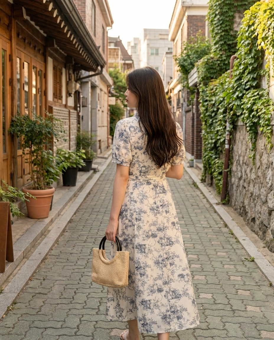 French Toile Classic Shirt Dress - 프렌치 뜨왈 클래식 셔츠 드레스
