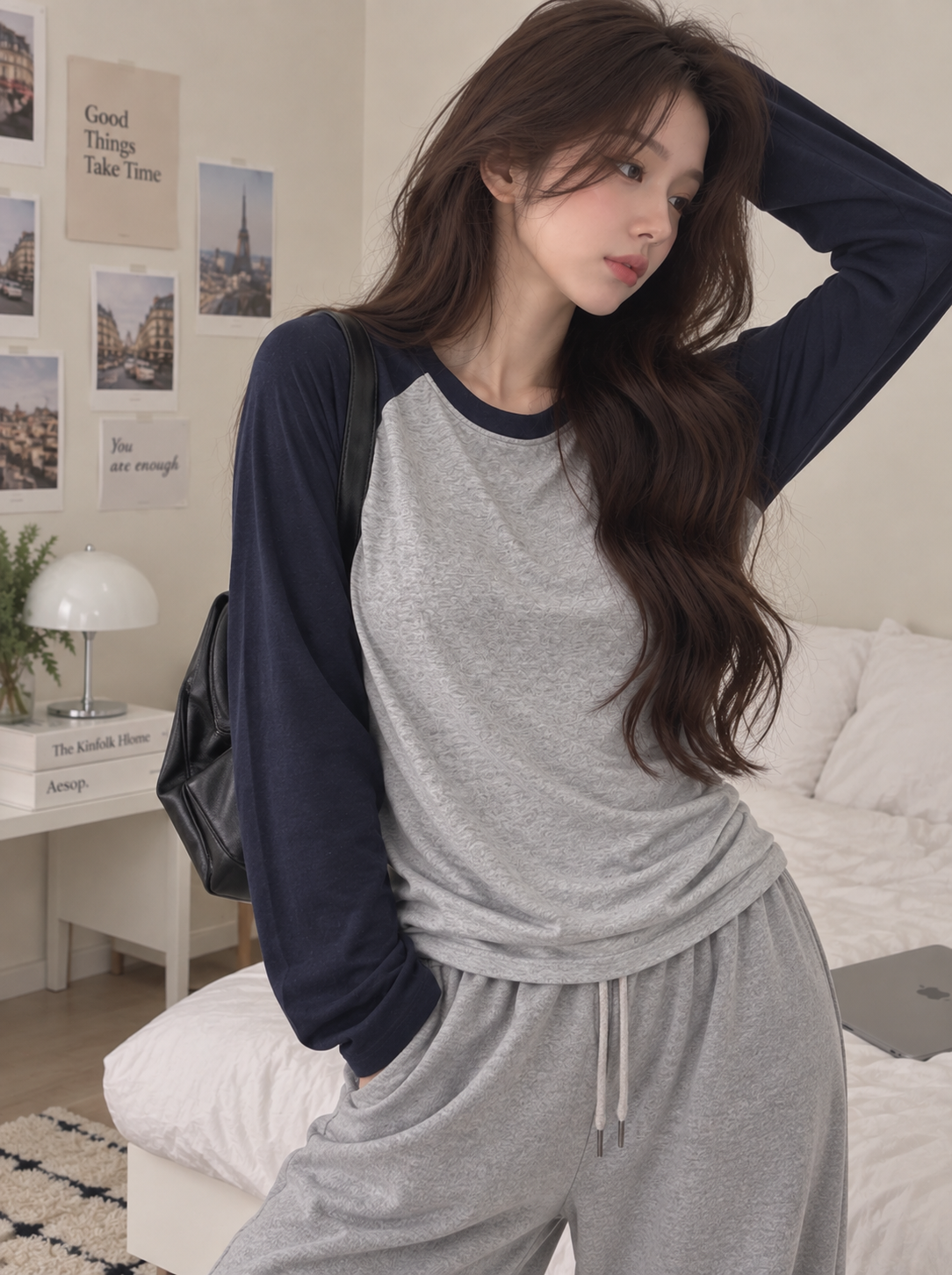 Cozy Raglan Tee - 코지 나그랑 티
