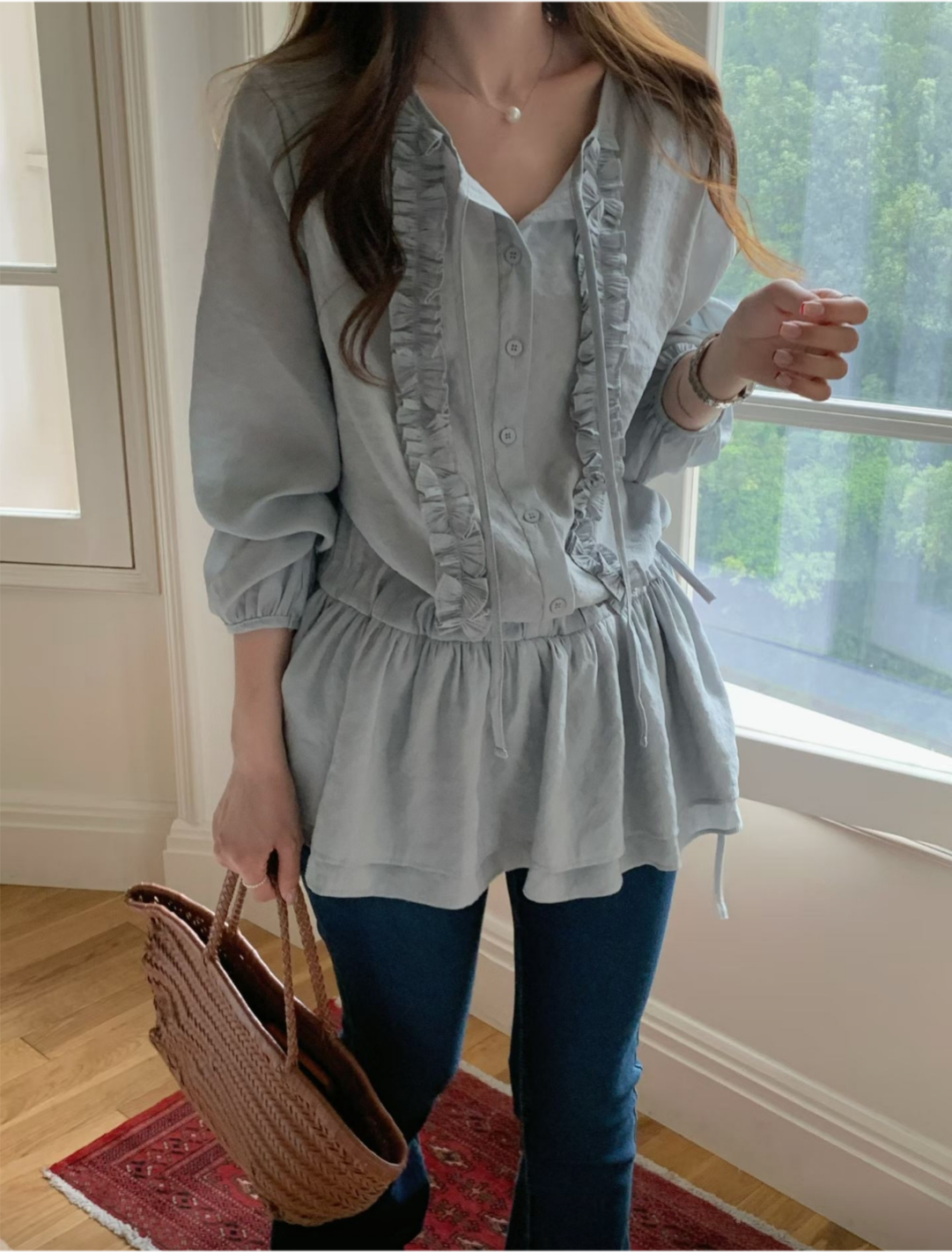 Lovely Ruffle Blouse - 러블리 프릴 블라우스