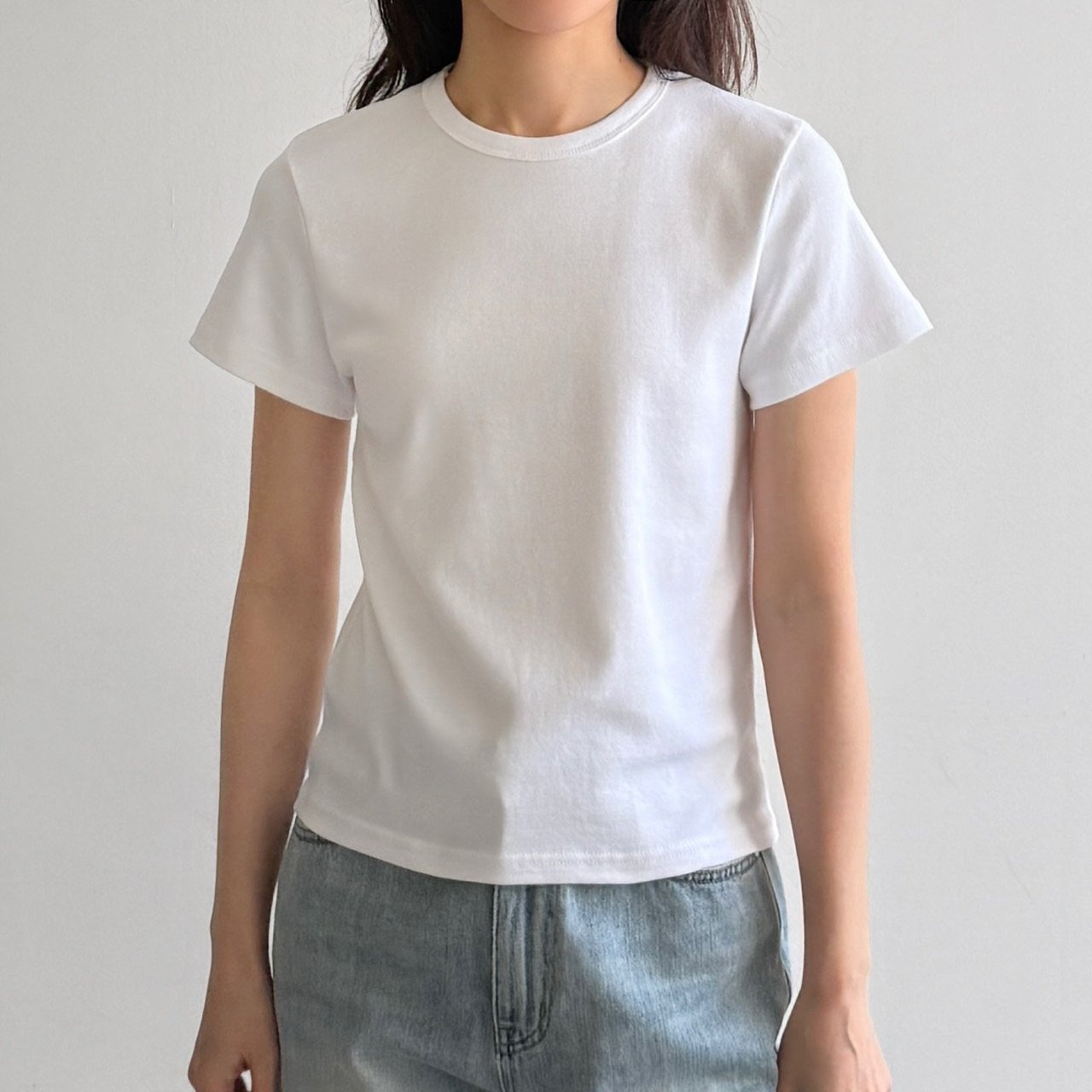 Modern Basic Slim Tee-모던 베이직 슬림 티