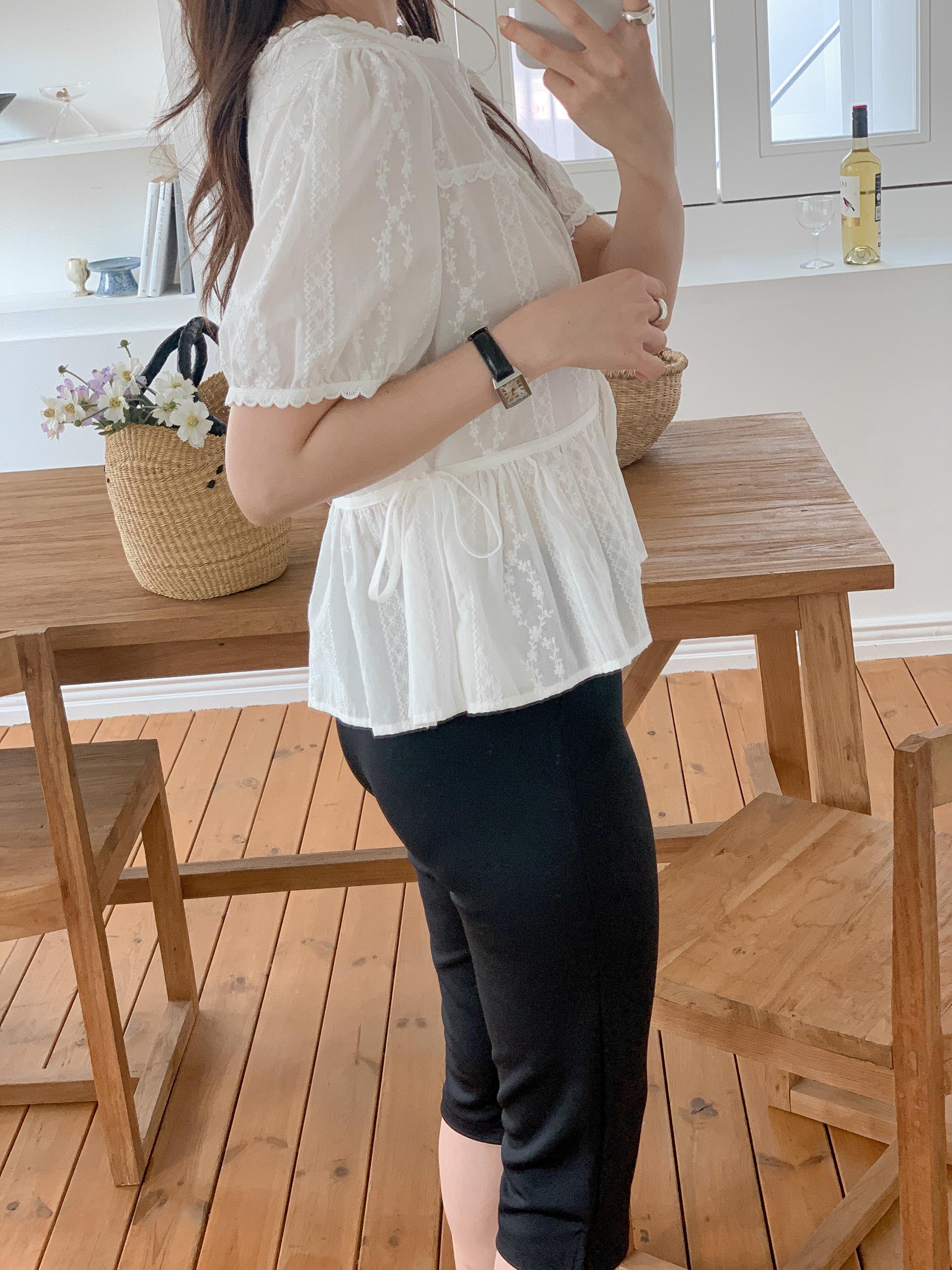 Sweet Lace Garden Blouse - 스위트 레이스 가든 블라우스