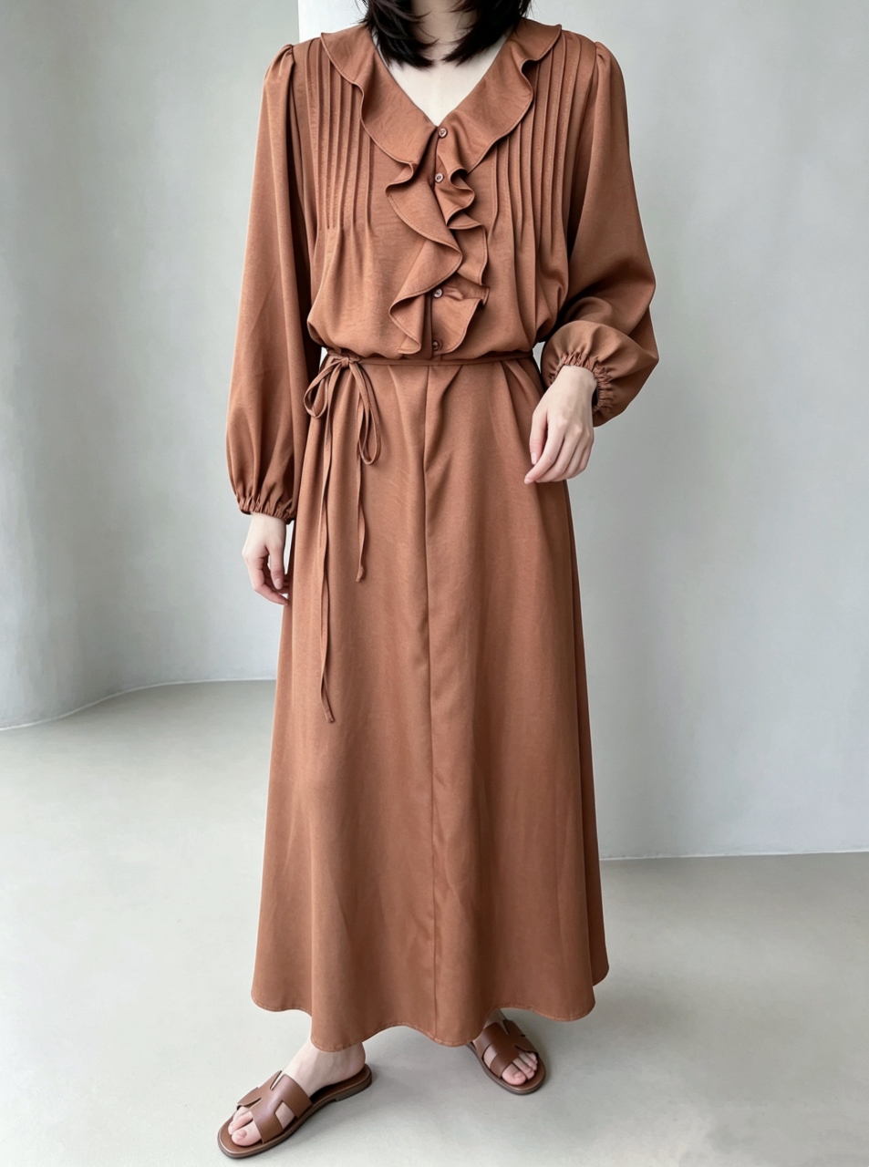 Lumi Ruffle Dress - 루미 러플 원피스