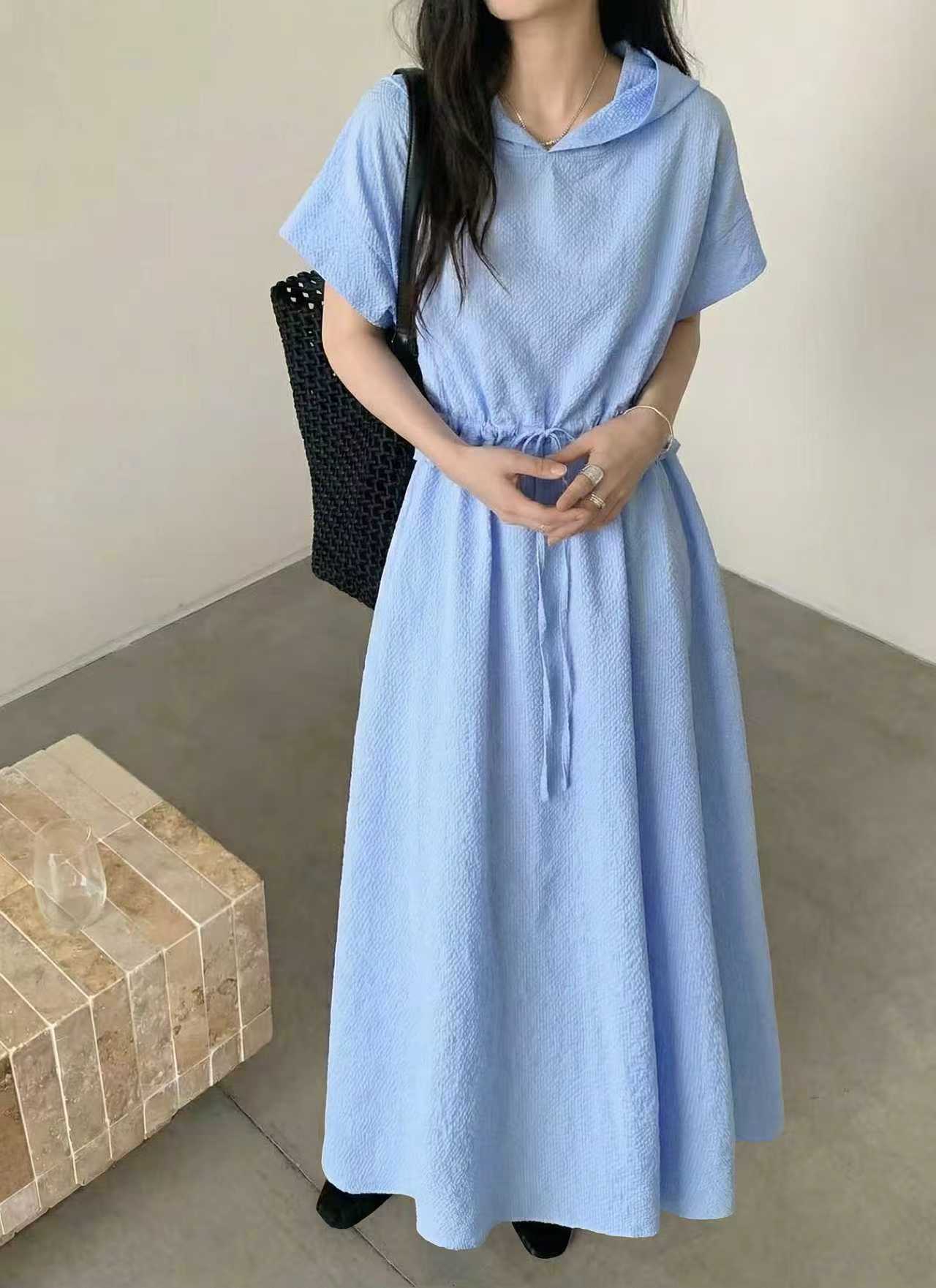Breezy Harbor Hood Dress - 브리지 하버 후드 원피스