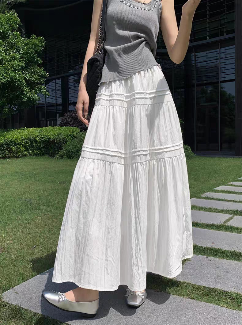 Pure Mood Long Skirt - 퓨어 무드 롱 스커트