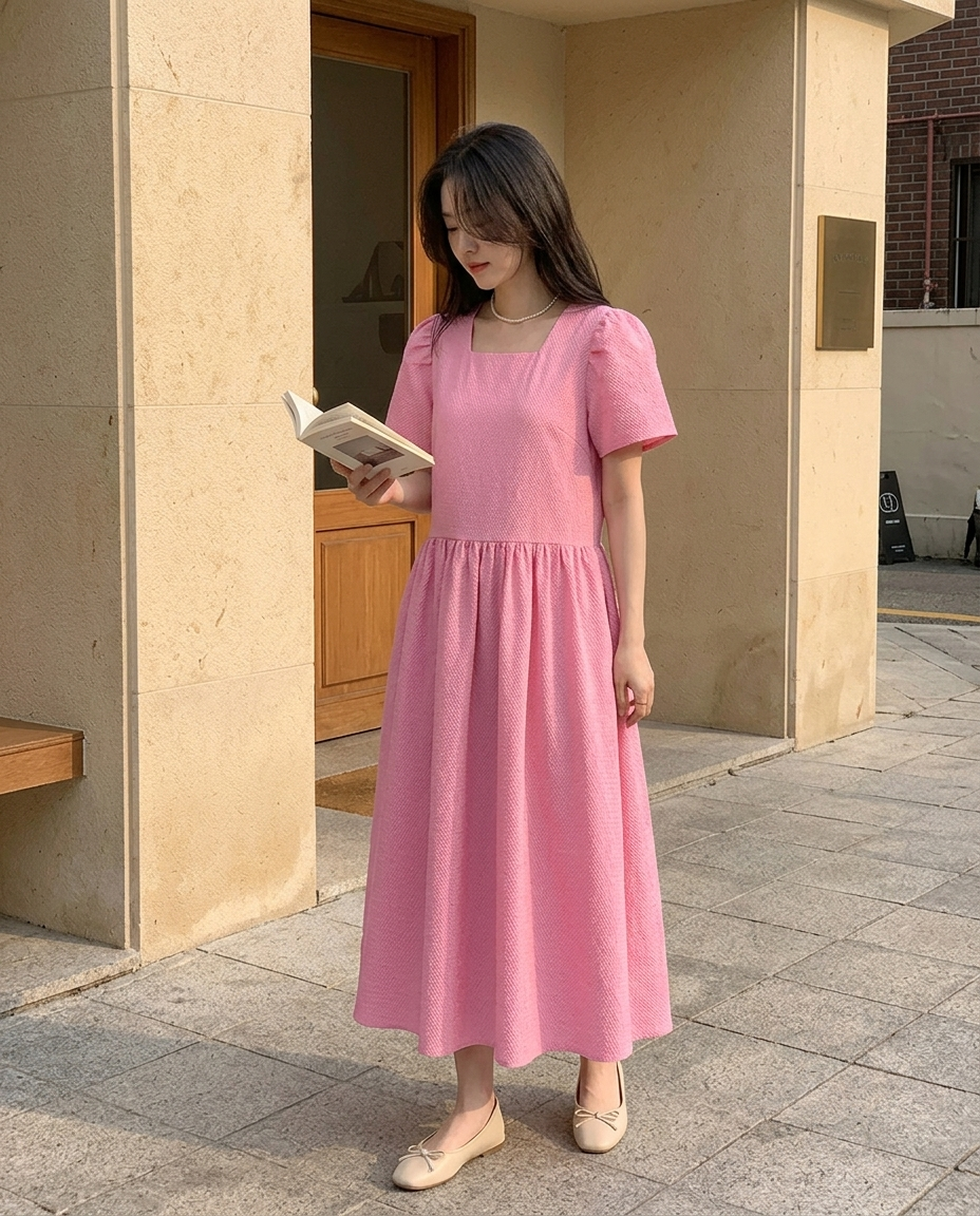 Lovely Picnic Maxi Dress - 러블리 피크닉 맥시 원피스