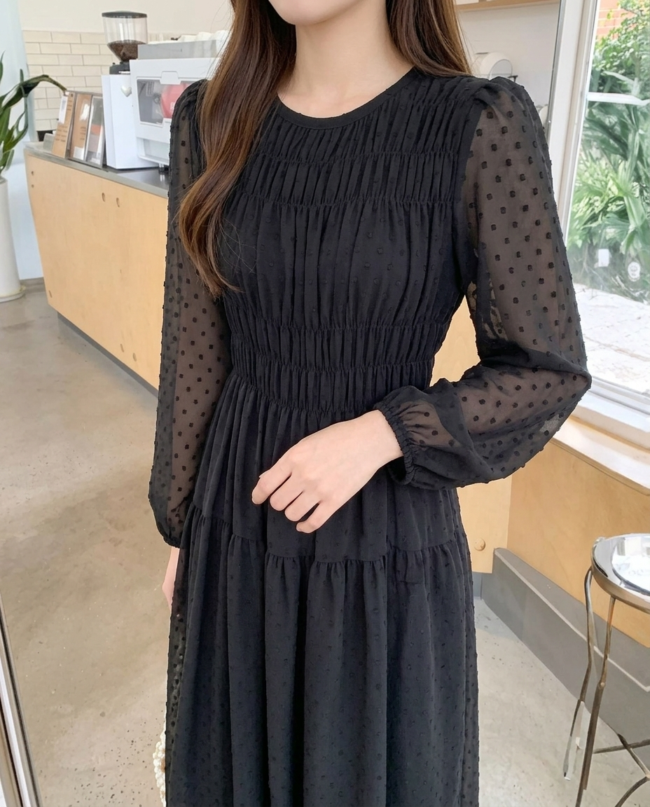 Mellow Dot Dress - 멜로우 도트 원피스