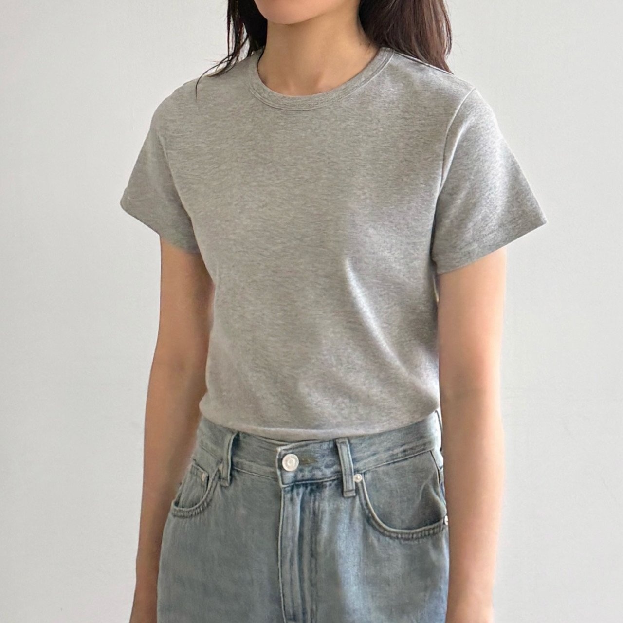 Modern Basic Slim Tee-모던 베이직 슬림 티