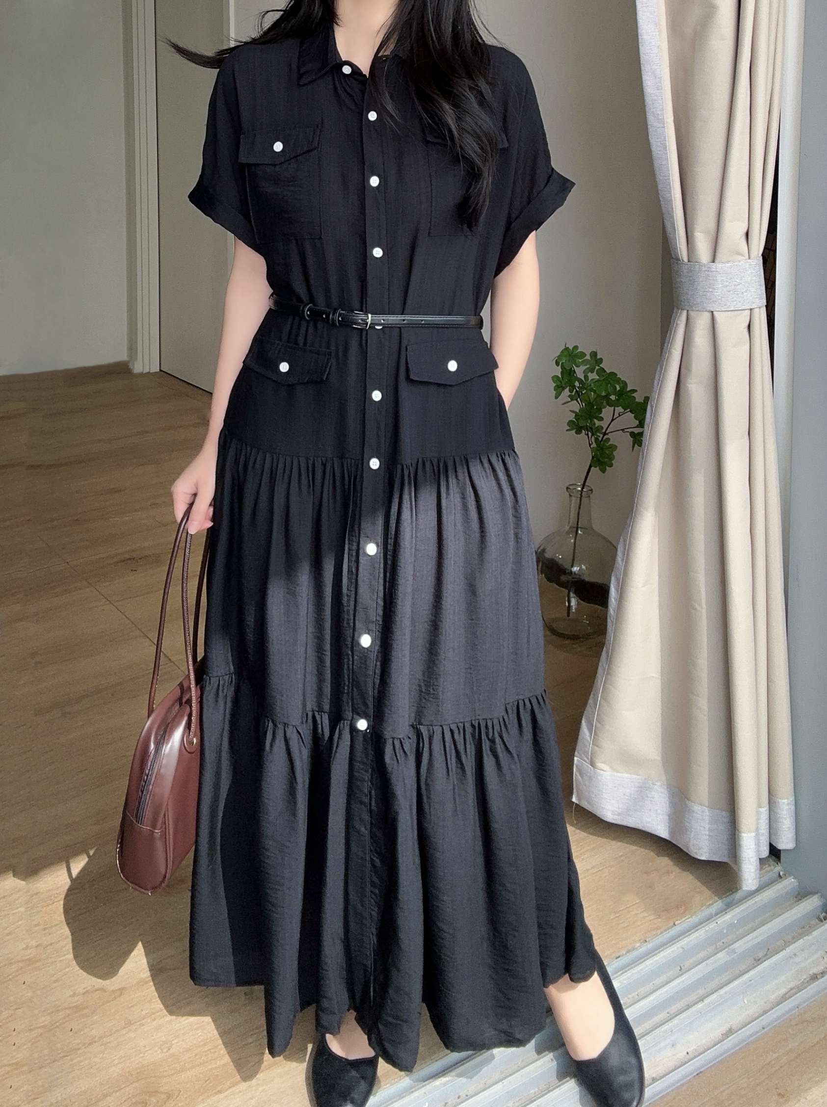 Everyday Grace Shirt Dress - 에브리데이 그레이스 셔츠 원피스