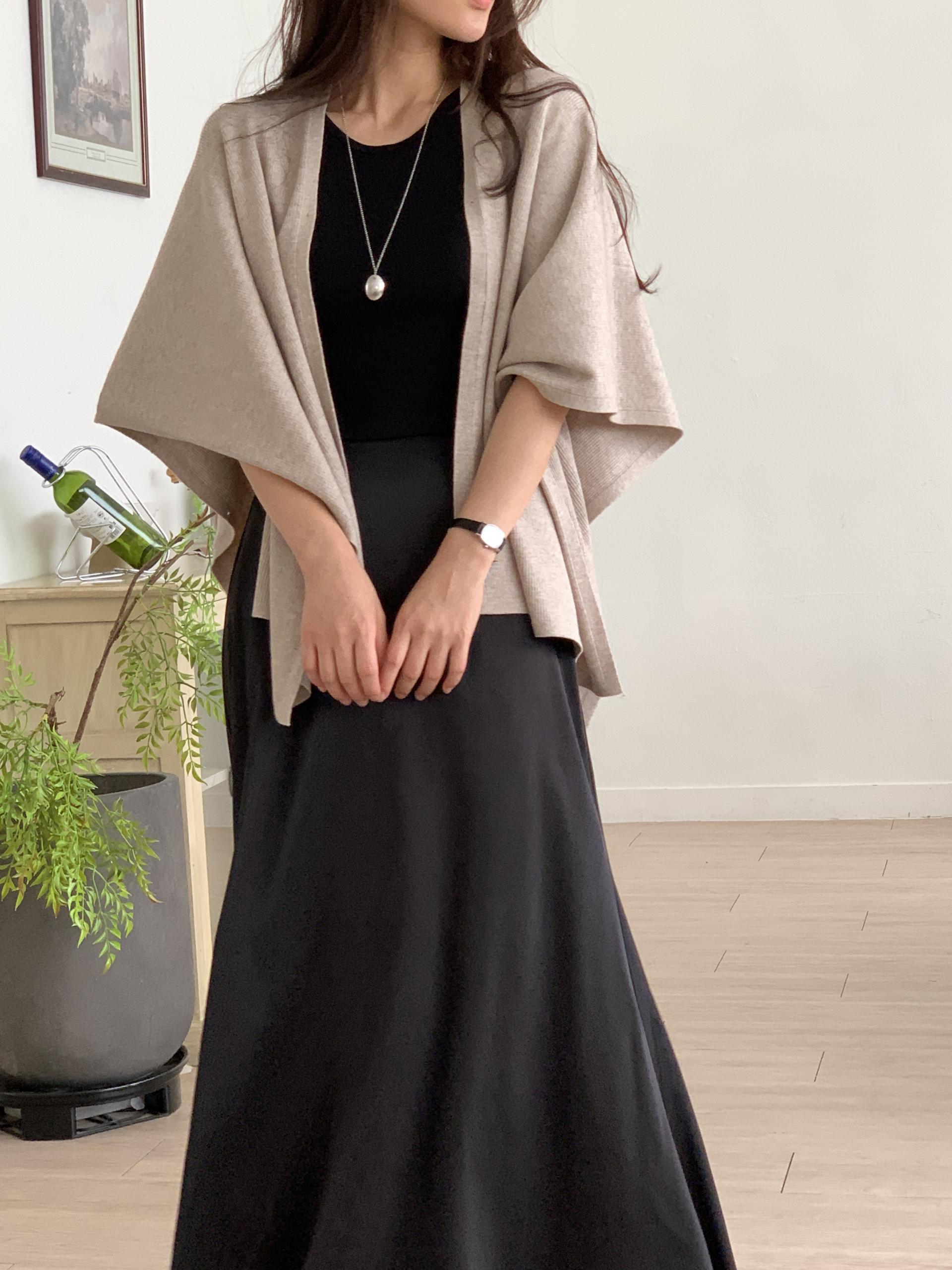 Soft Draped Shawl Cardigan - 소프트 드레이프 숄 가디건