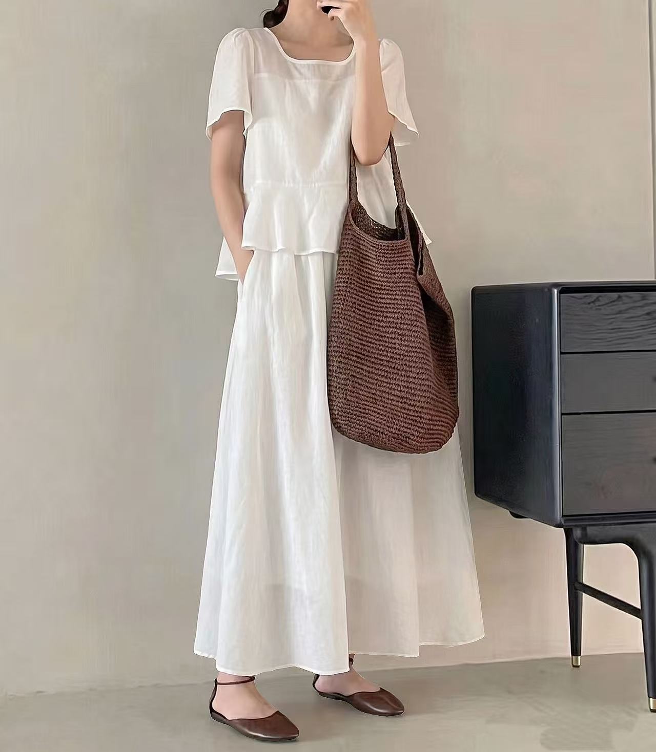 Soft Breeze Two Piece Set - 소프트 브리즈 투피스 세트