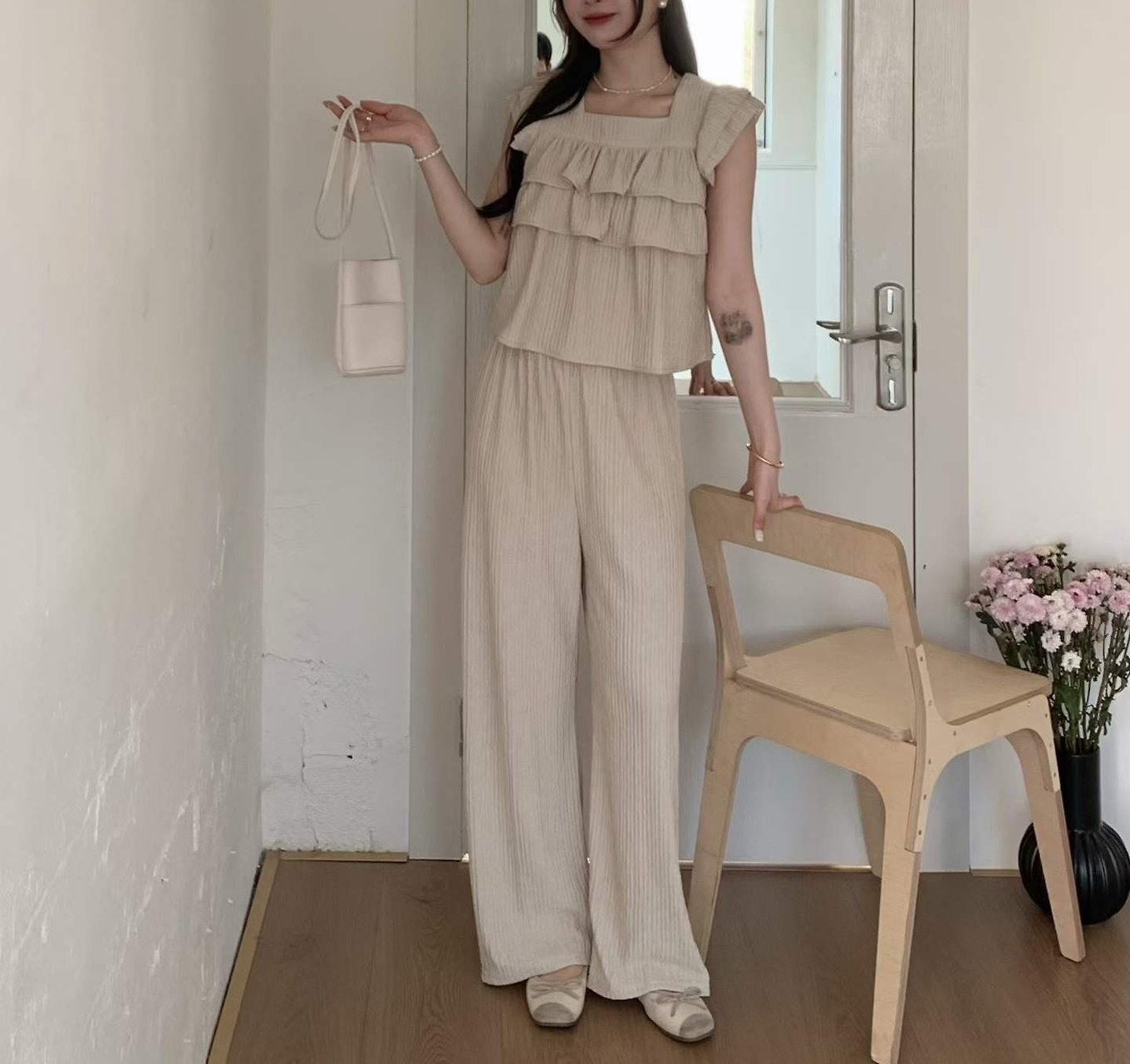 Frill Breeze Two Piece Set - 프릴 브리즈 투피스 세트