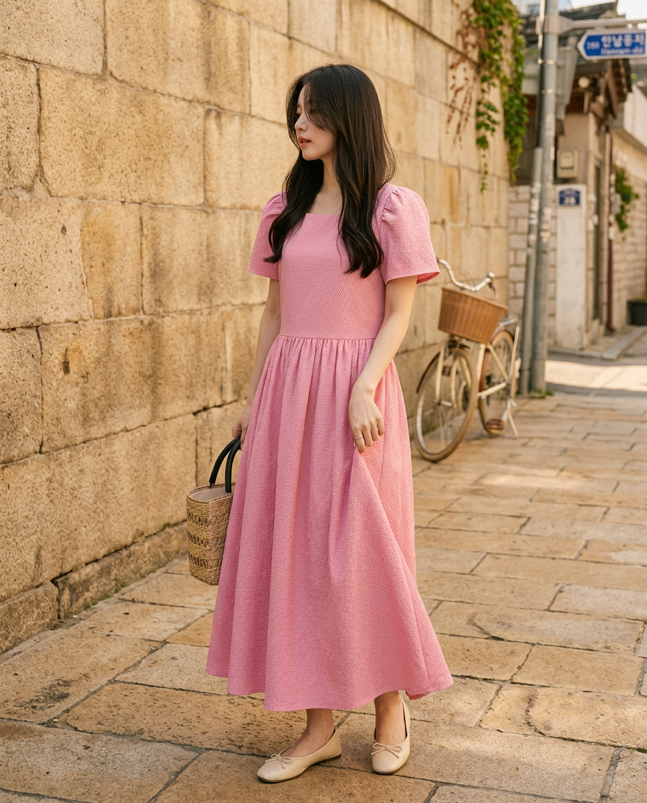 Lovely Picnic Maxi Dress - 러블리 피크닉 맥시 원피스