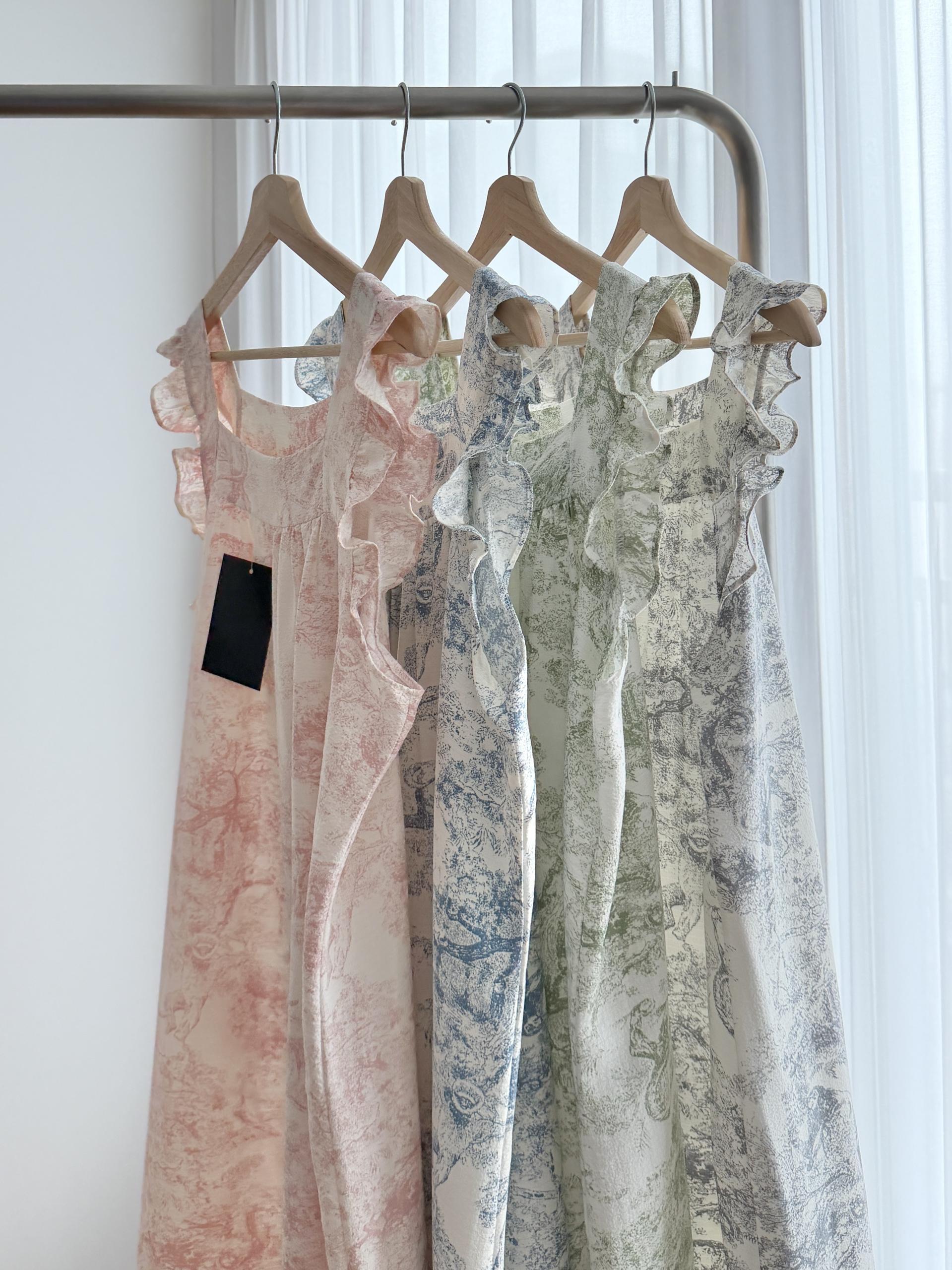 Toile Whisper Maxi Dress - 뜨왈 위스퍼 맥시 드레스