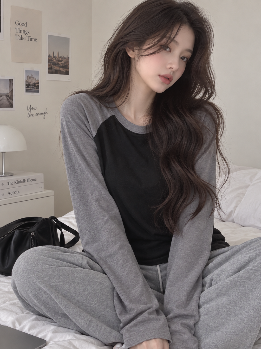 Cozy Raglan Tee - 코지 나그랑 티