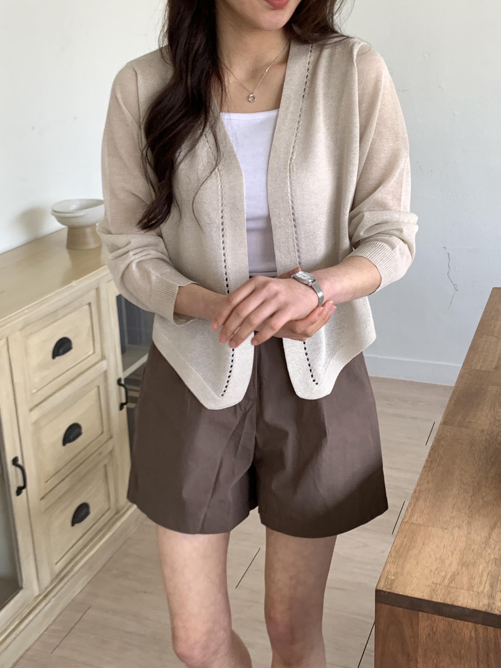 Sheer Line Cardigan - 시어라인 가디건