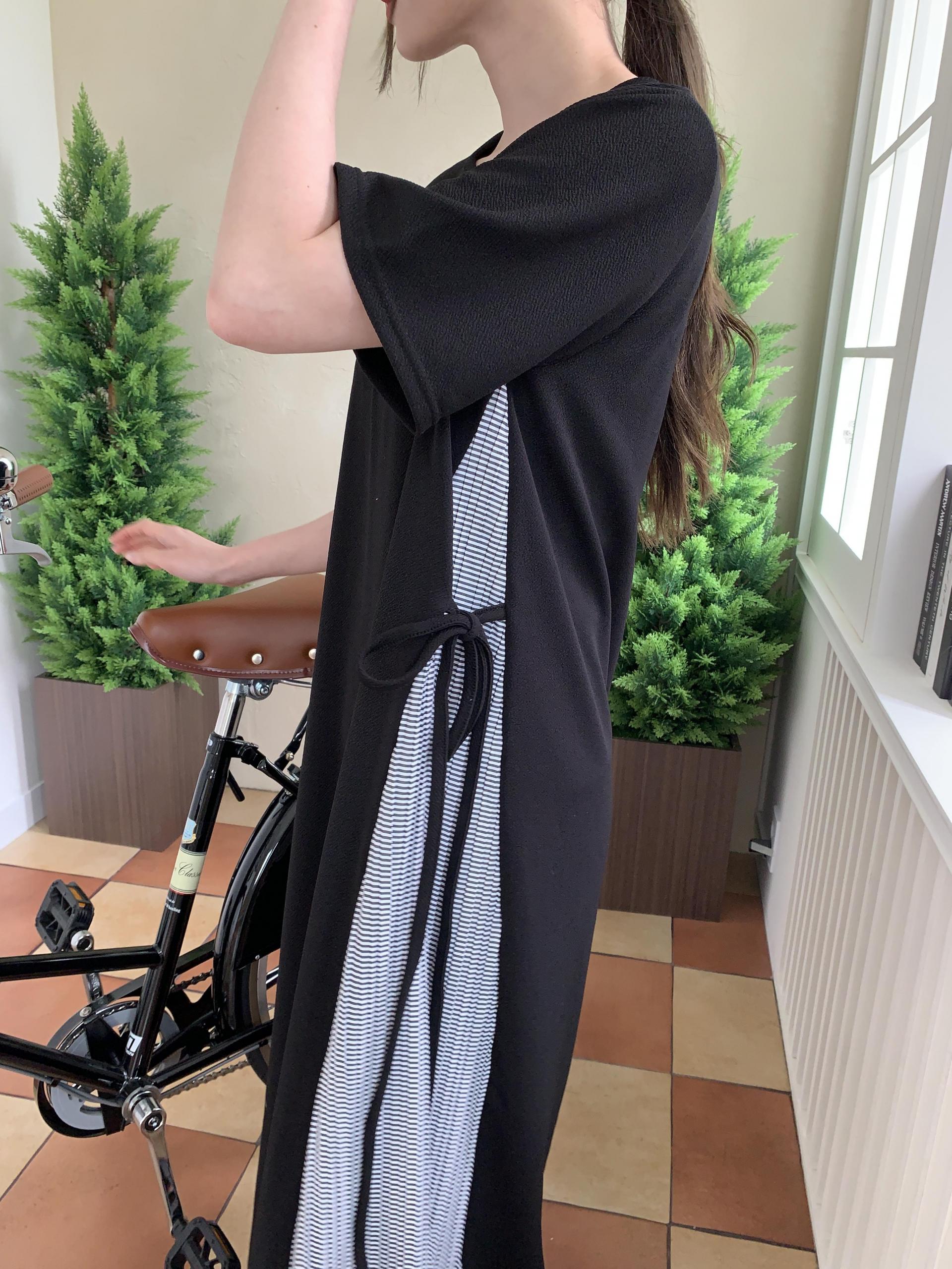 Breezy Ribbon Pleats Dress - 브리지 리본 플리츠 원피스