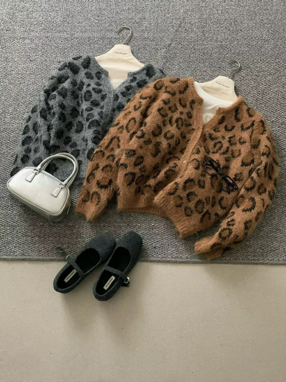 Fluffy Leopard Cardigan - 플러피 레오파드 가디건