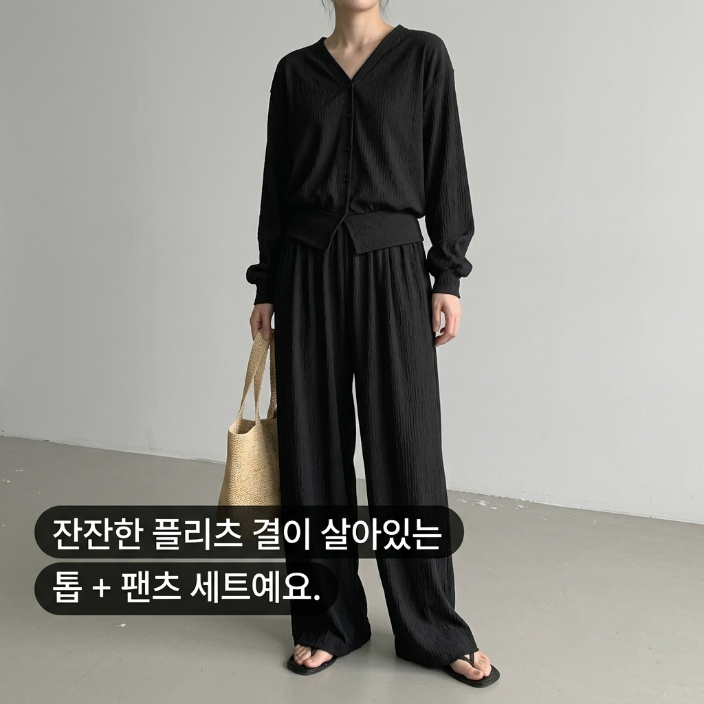 Lumi Lounge Pleats Set - 루미 라운지 플리츠 세트