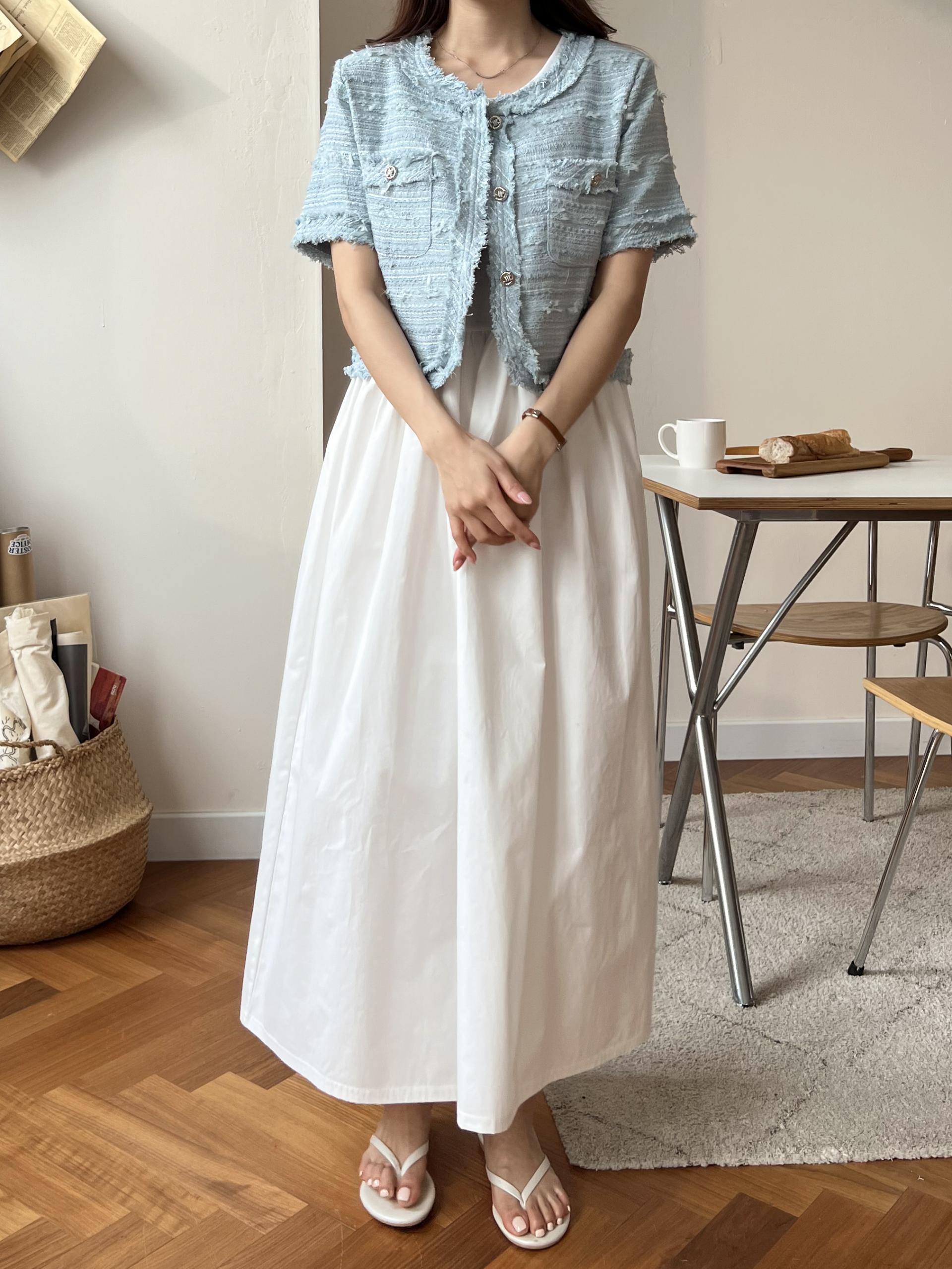 Simple Grace A-Line Maxi Dress - 심플 그레이스 A라인 맥시 원피스