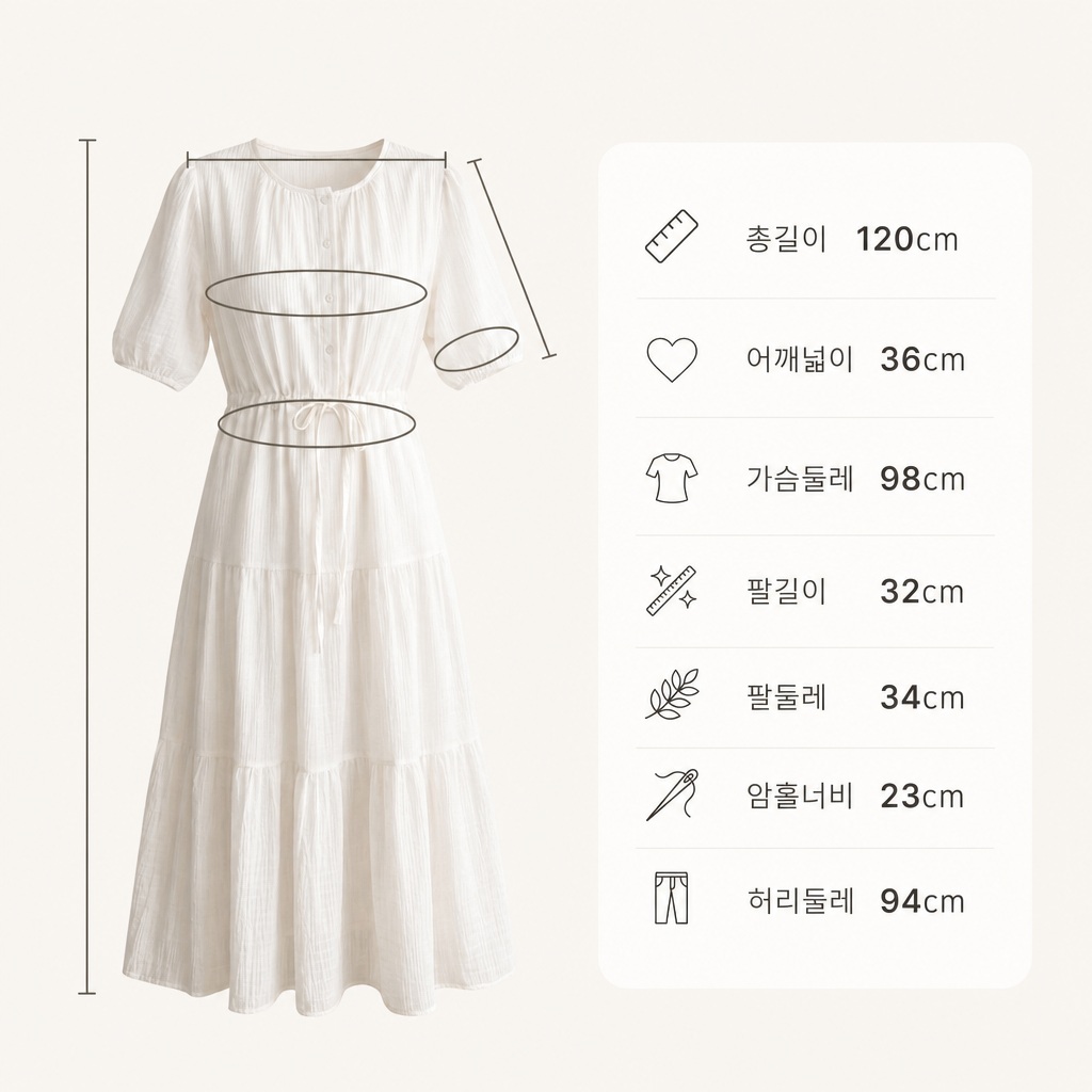 Romantic Button Long Dress - 로맨틱 버튼 롱 원피스