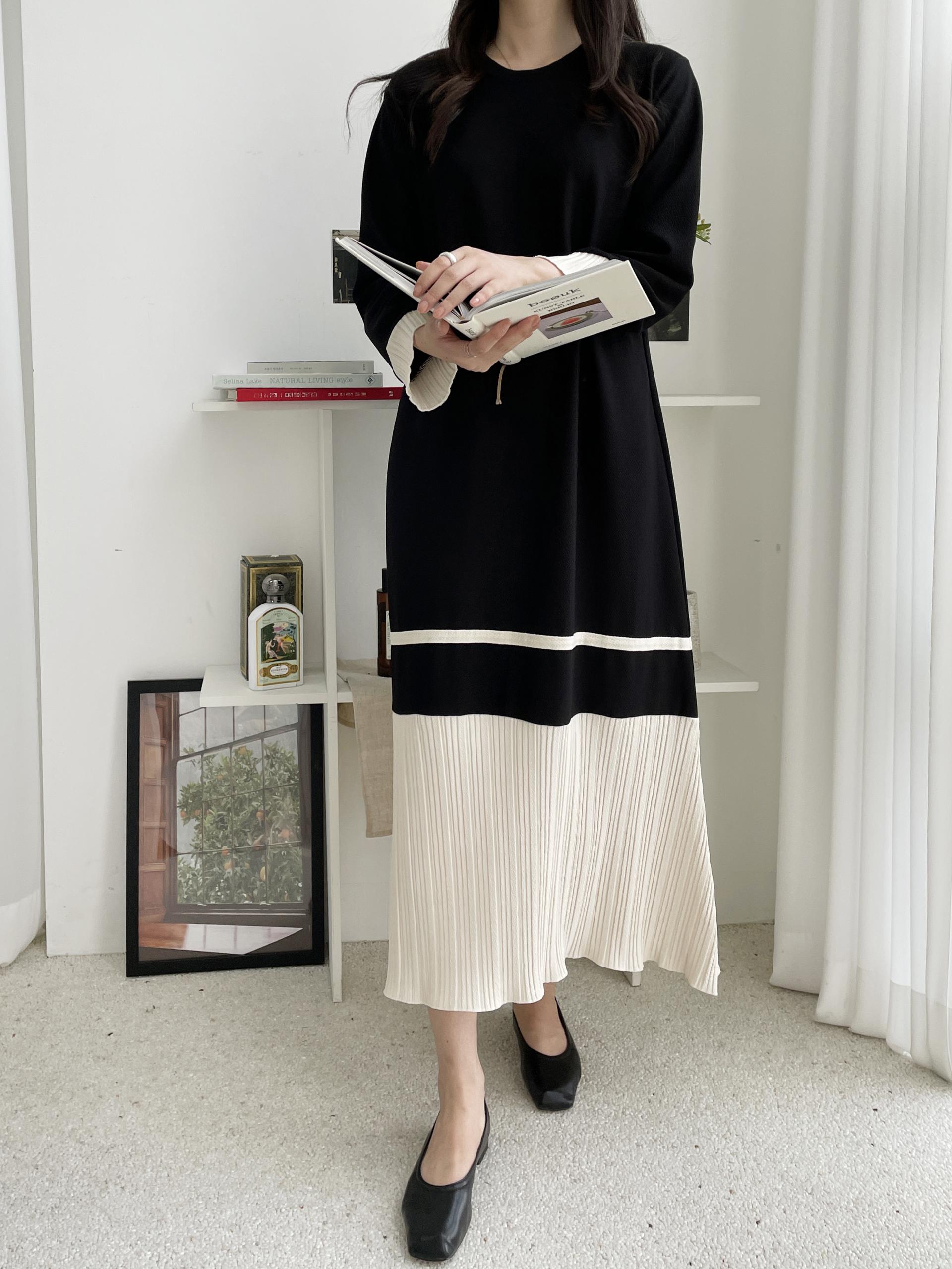 Classic Layered Dress - 클래식 레이어드 원피스