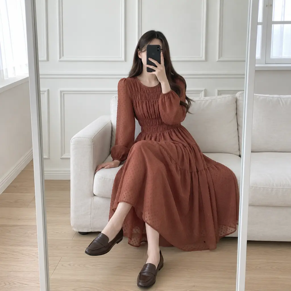 Mellow Dot Dress - 멜로우 도트 원피스
