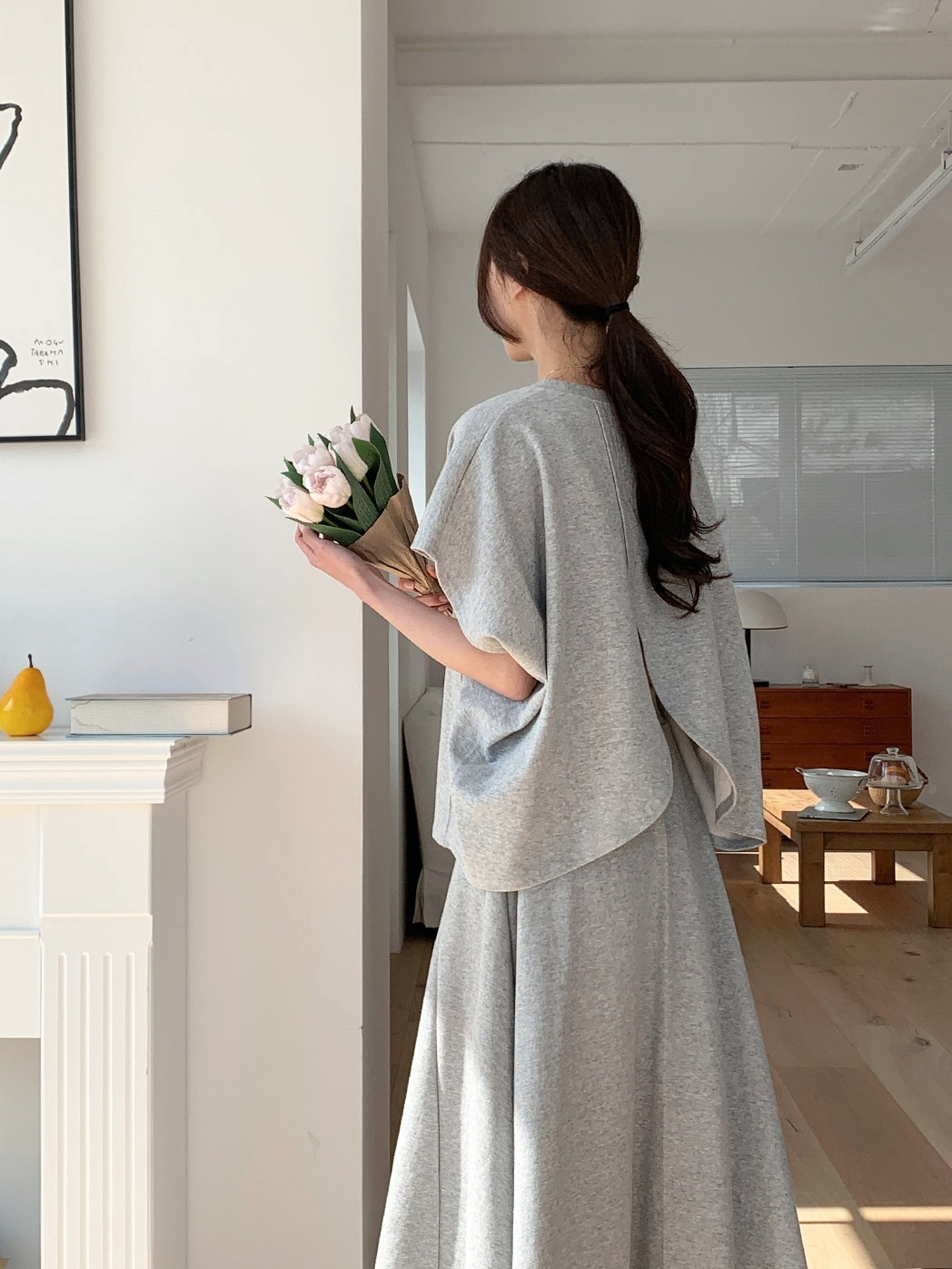 Daily Flare Two Piece Set - 데일리 플레어 투피스 세